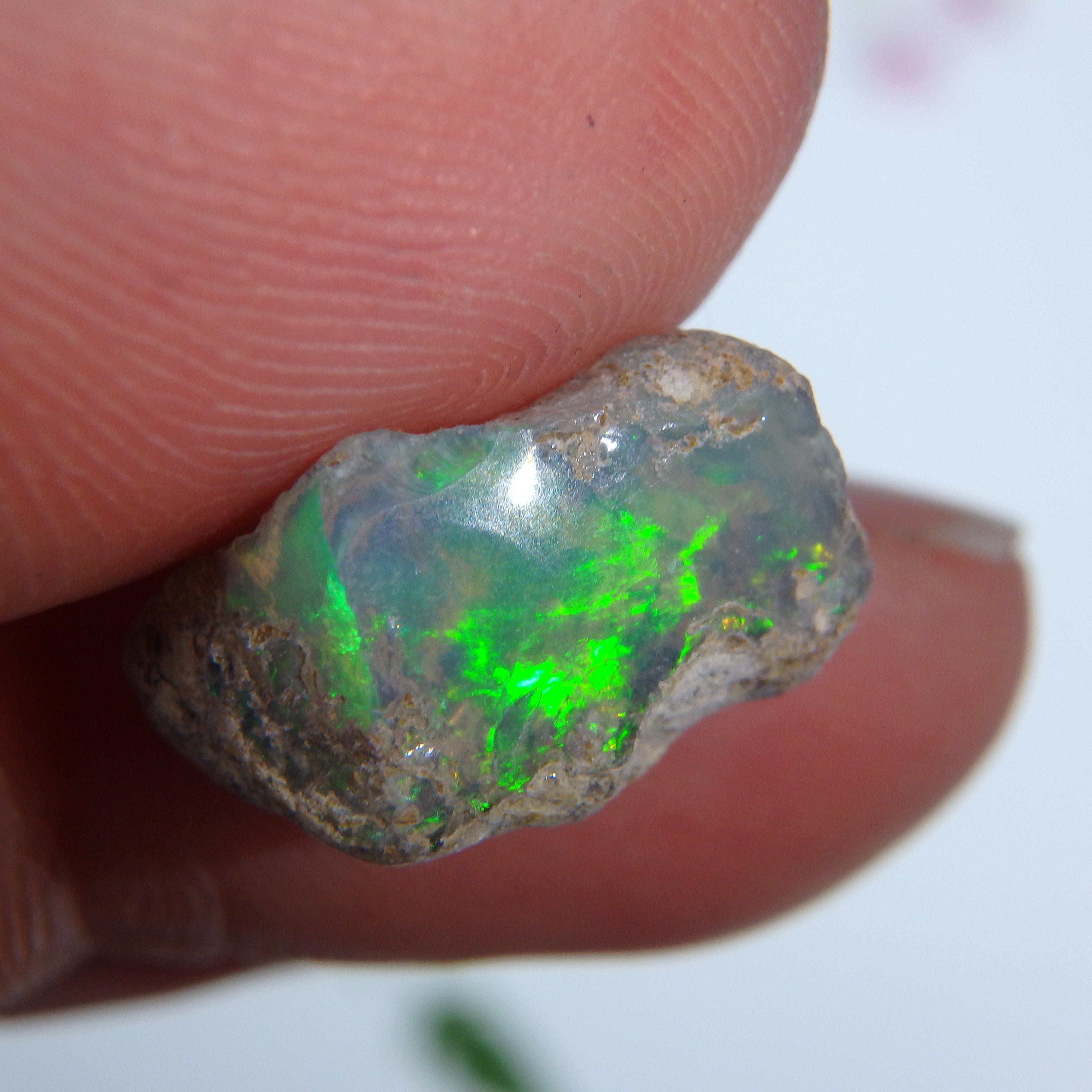 Creamy Dainty Raw Ethiopian Opal Specimen #1 - Earth Family Crystals