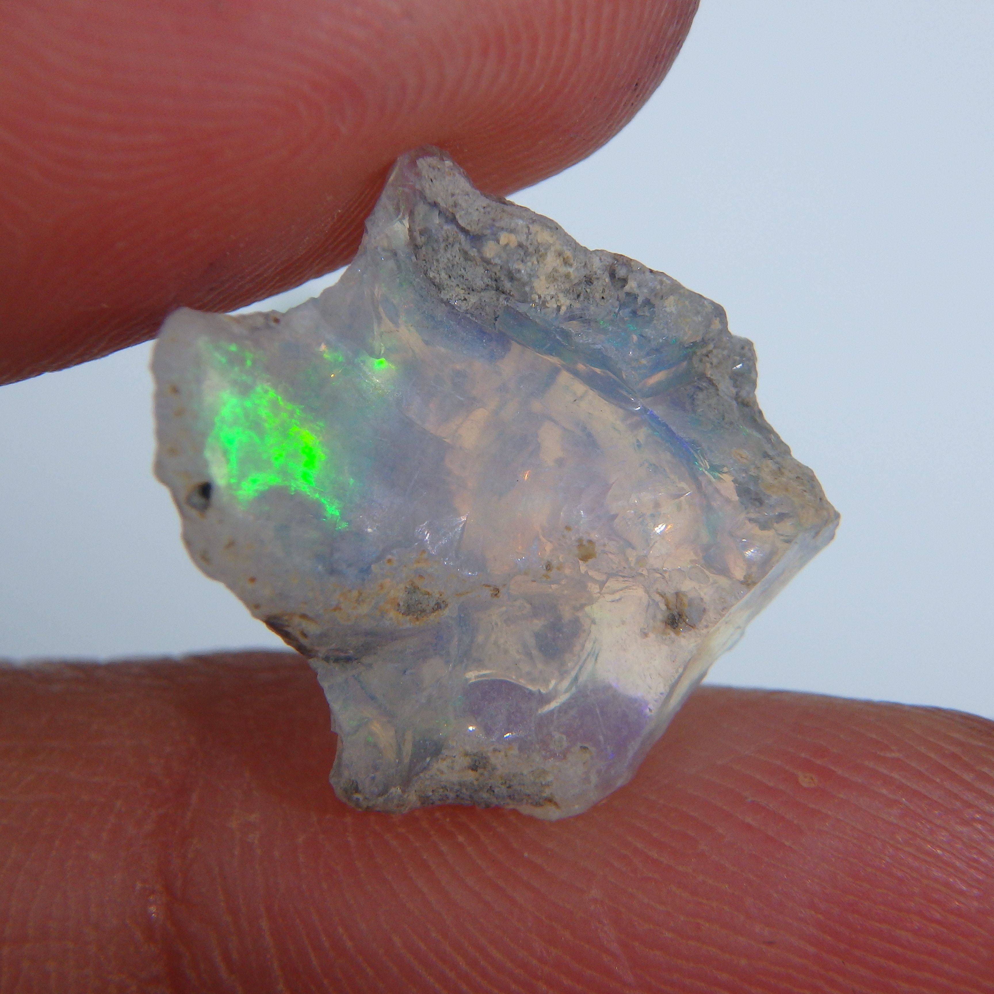 Creamy Dainty Raw Ethiopian Opal Specimen #2 - Earth Family Crystals