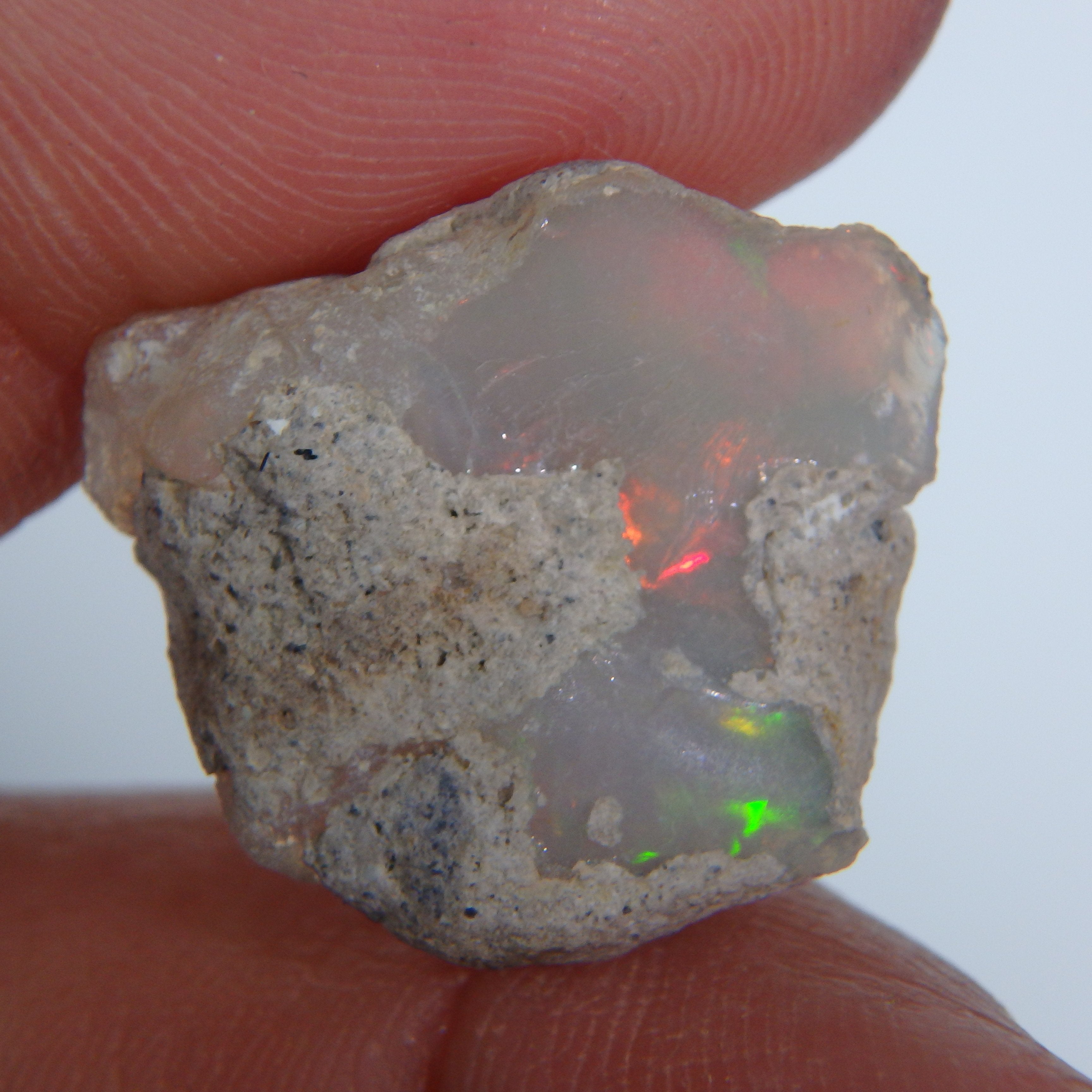 Fabulous Flashes Ethiopian Opal Specimen #1 - Earth Family Crystals