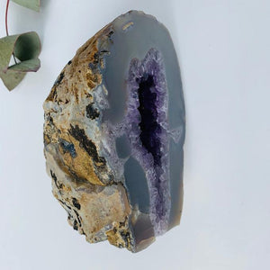 Deep Purple XL Amethyst Standing Display Specimen From Uruguay - Earth Family Crystals