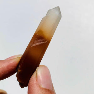 Rare Frosty Red Hematoid Quartz Point From Madagascar - Earth Family Crystals