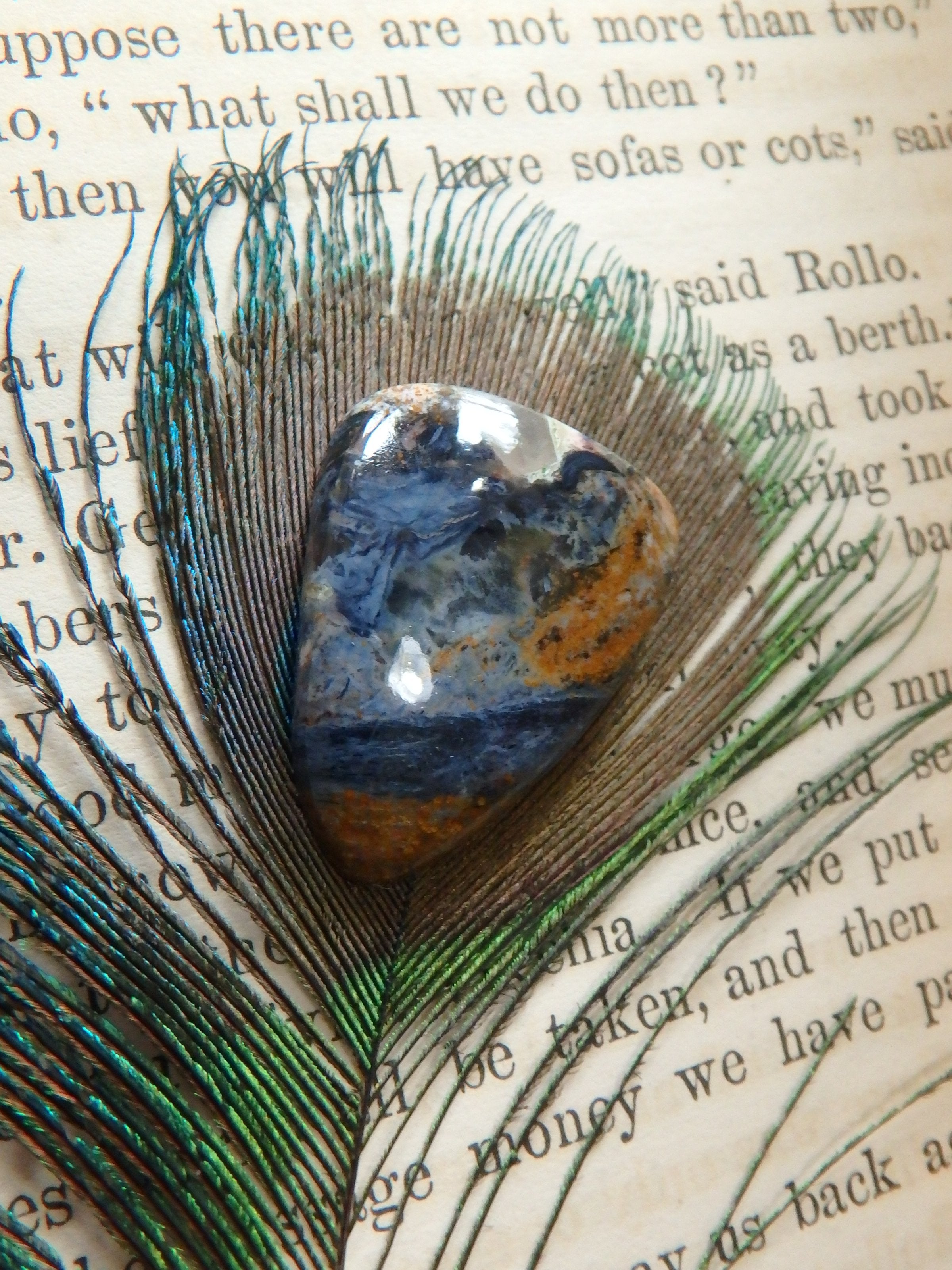 Silky Blue Color Pietersite Cabochon-Ideal For Jewellery Making 4