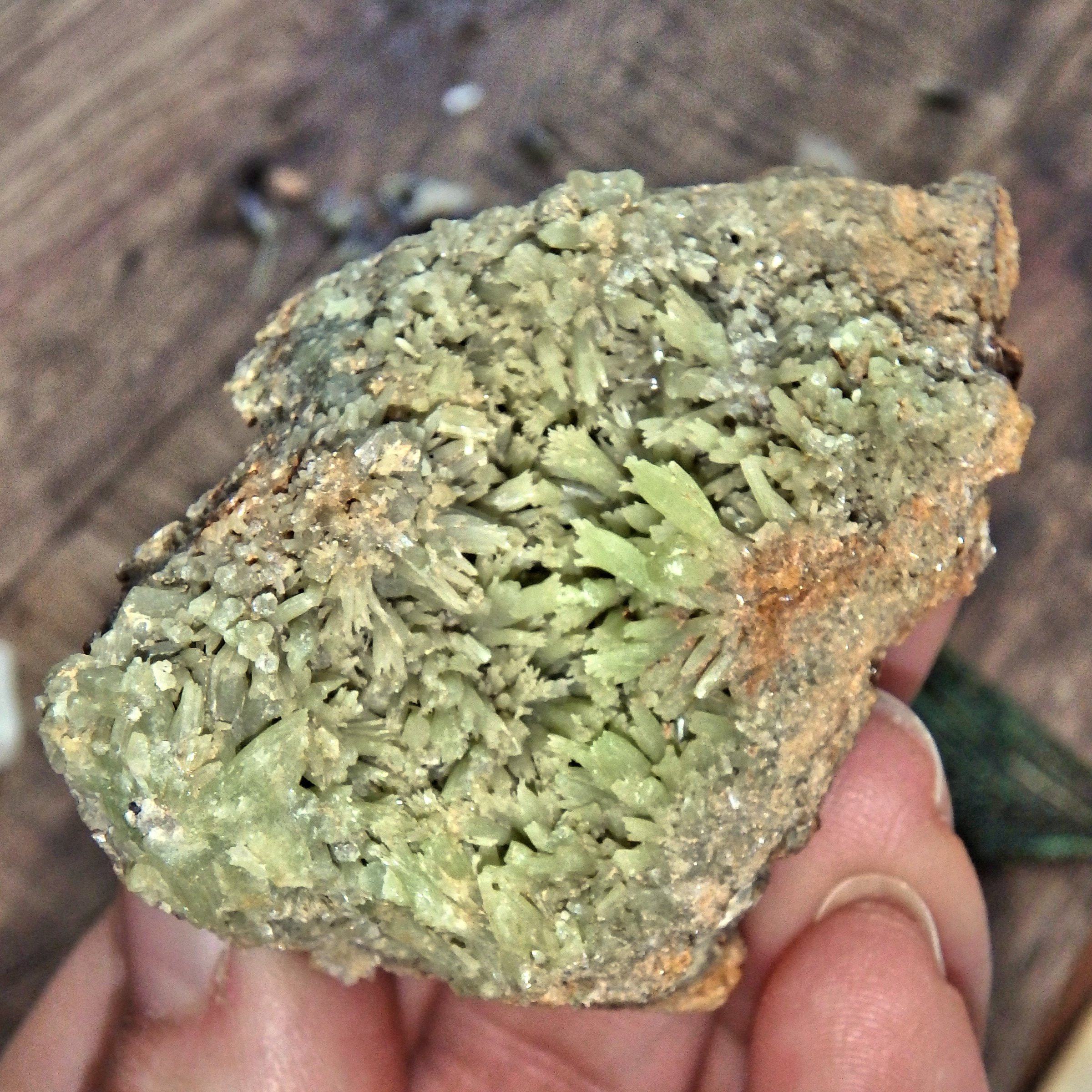 Electric Green Natural Pyromorphite Specimen8 - Earth Family Crystals