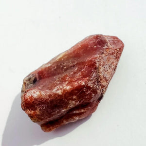 Saturated Blood Red Amethyst Natural Point from Brazil