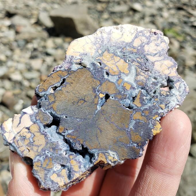 Fabulous Purple Depth Raw Tiffany Stone Cluster From Utah, USA - Earth Family Crystals