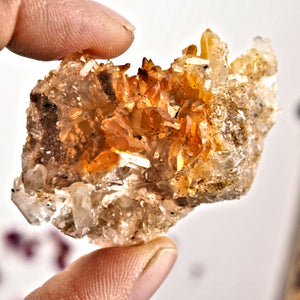 Rainbow Mayanite Natural Quartz Cluster From Arkansas #1 - Earth Family Crystals