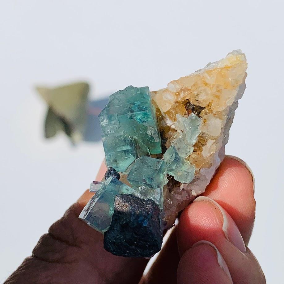 Famous Locality~Rogerley Mine  Fluorite Cluster From Frosterley, England #5 - Earth Family Crystals