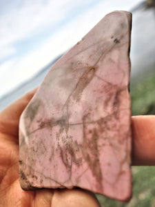 Pretty Creamy Pink Australian Rhodonite Free Form Specimen