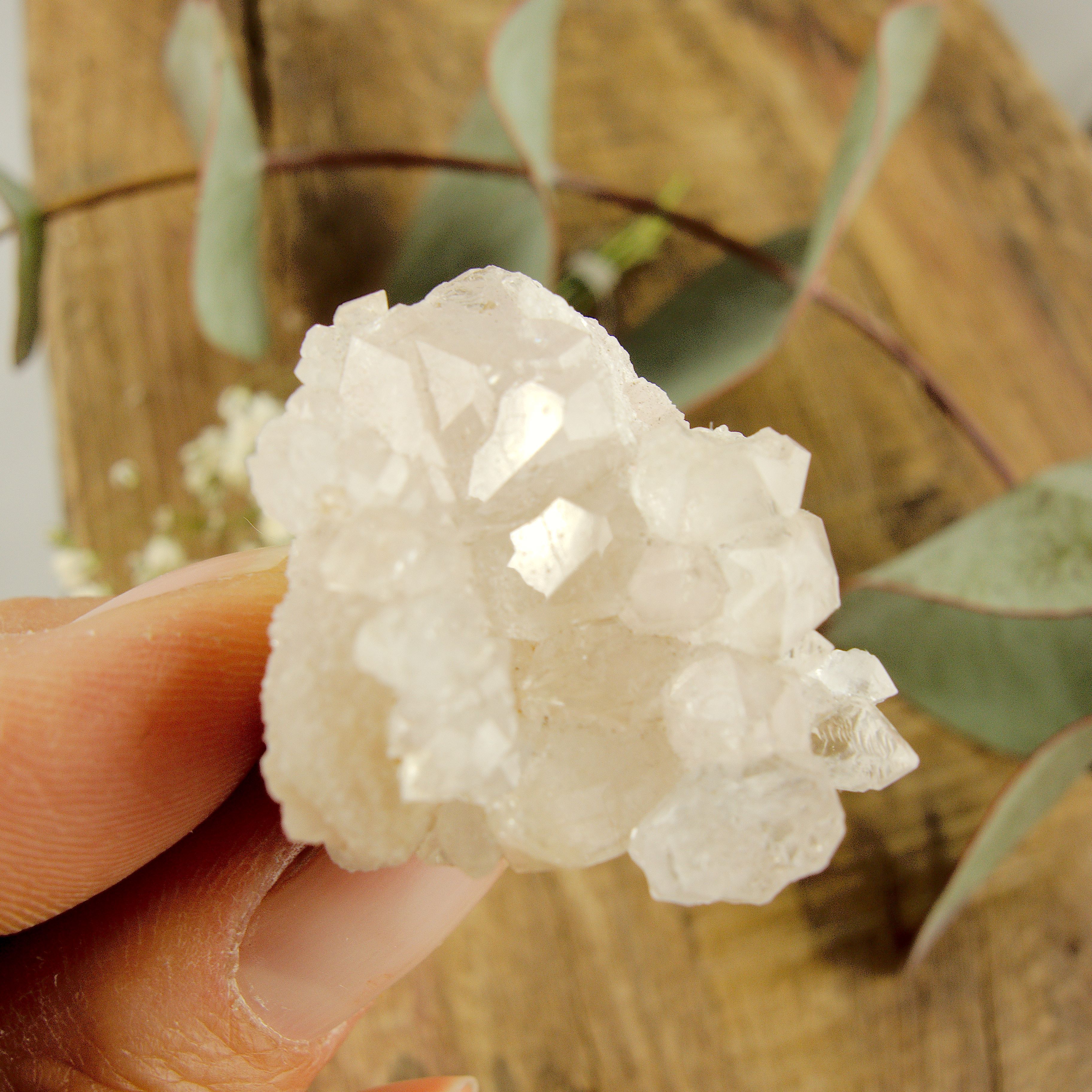 Rare Pale Pink Crystalline Rose Quartz Collectors Specimen From Minas Gerais, Brazil #3 - Earth Family Crystals