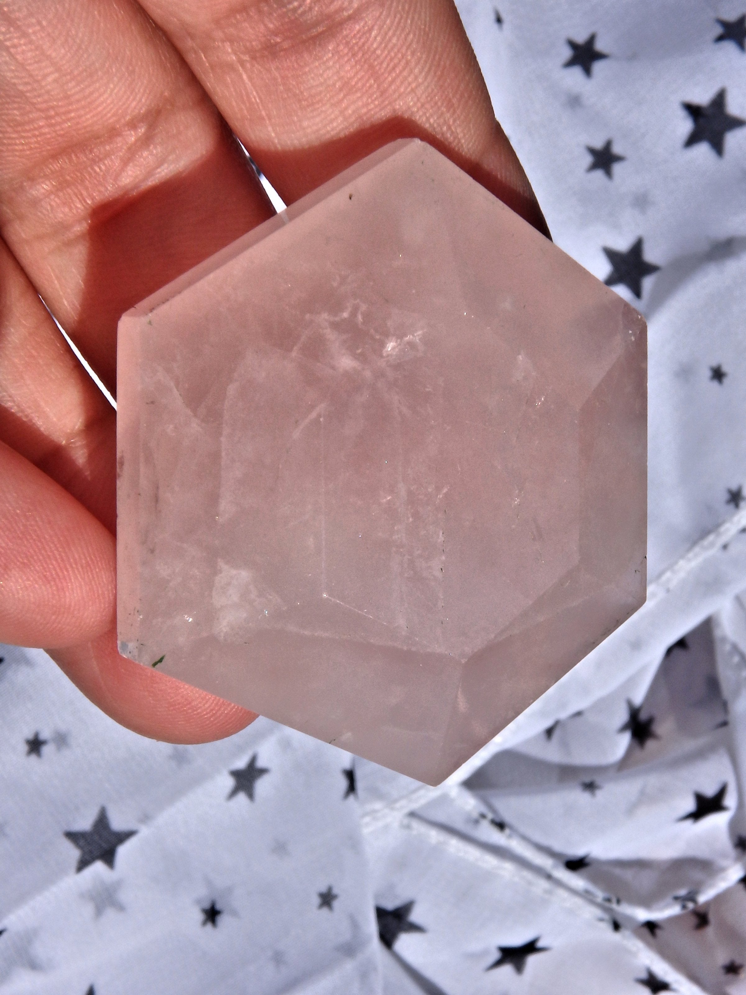 Pretty Pink Rose Quartz Carving 4 - Earth Family Crystals