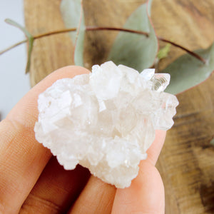 Rare Pale Pink Crystalline Rose Quartz Collectors Specimen From Minas Gerais, Brazil #3 - Earth Family Crystals