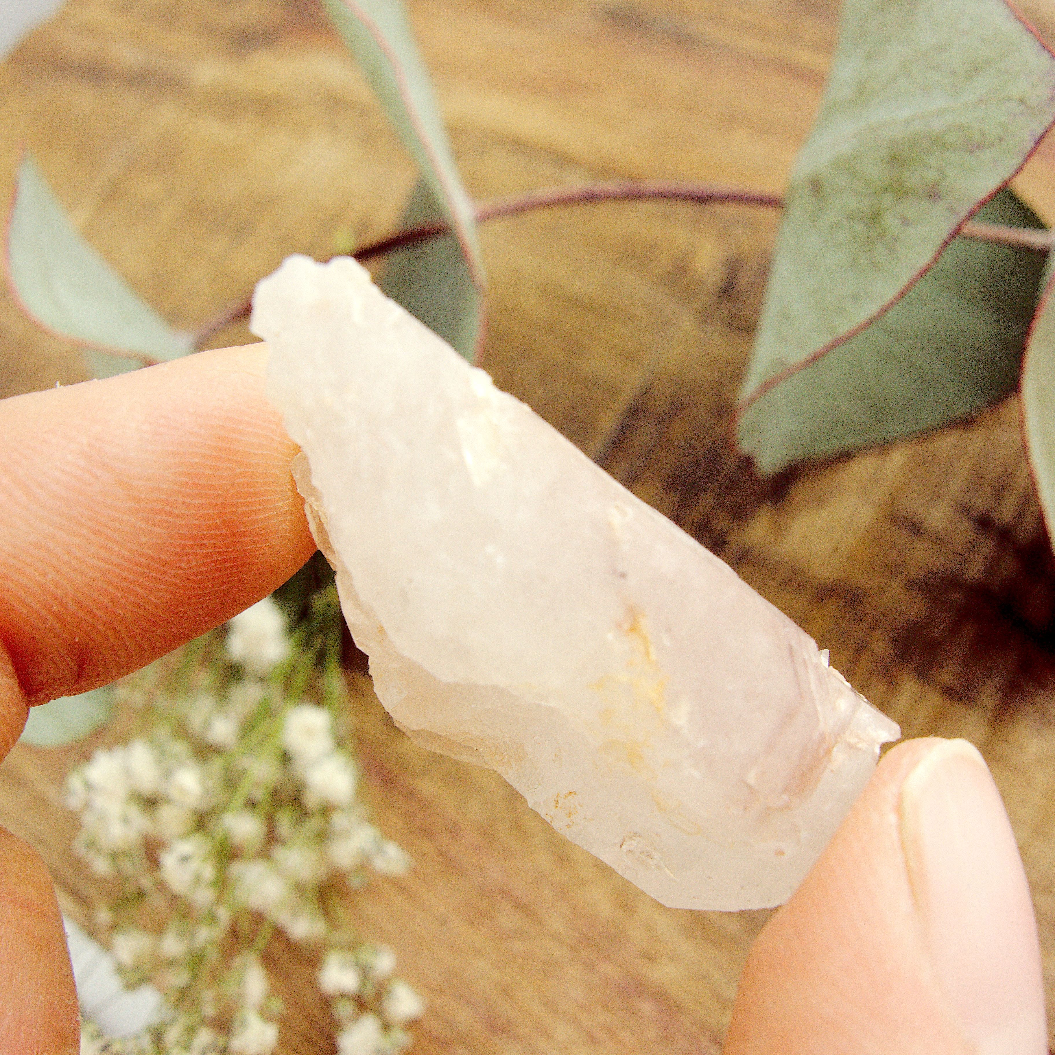 Rare Pale Pink Crystalline Rose Quartz Collectors Specimen From Minas Gerais Brazil #2 - Earth Family Crystals