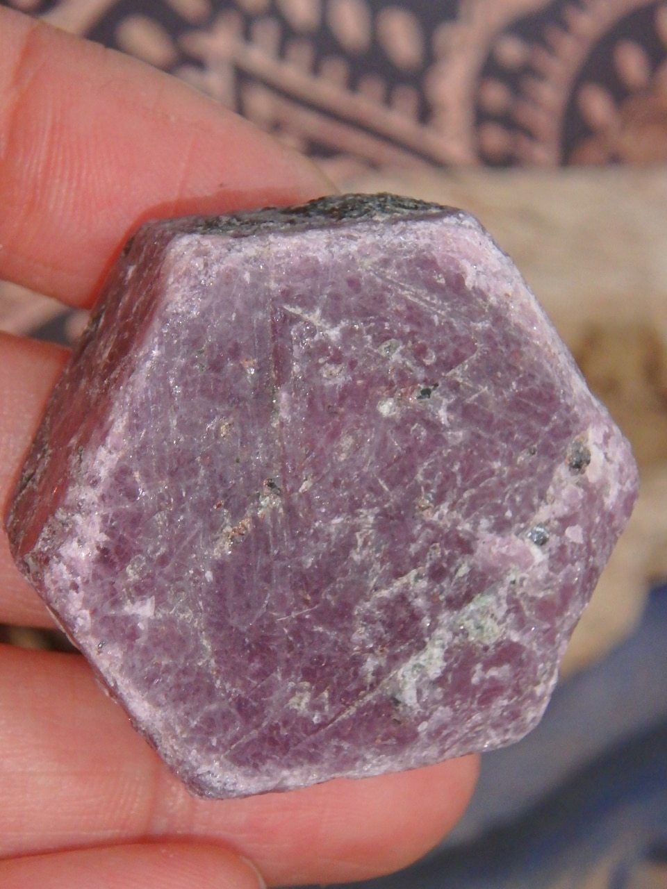 Raw & Natural Ruby Hand Held Specimen 1 - Earth Family Crystals