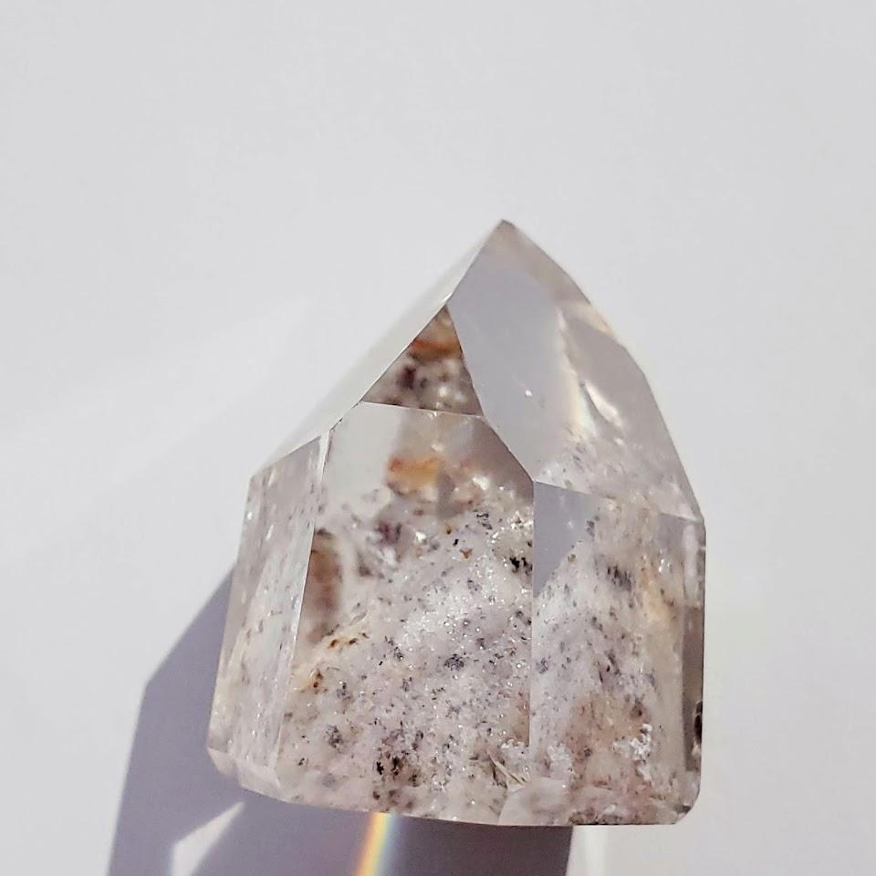 Shamanic Dream Phantom Quartz Self Standing Tower from Brazil