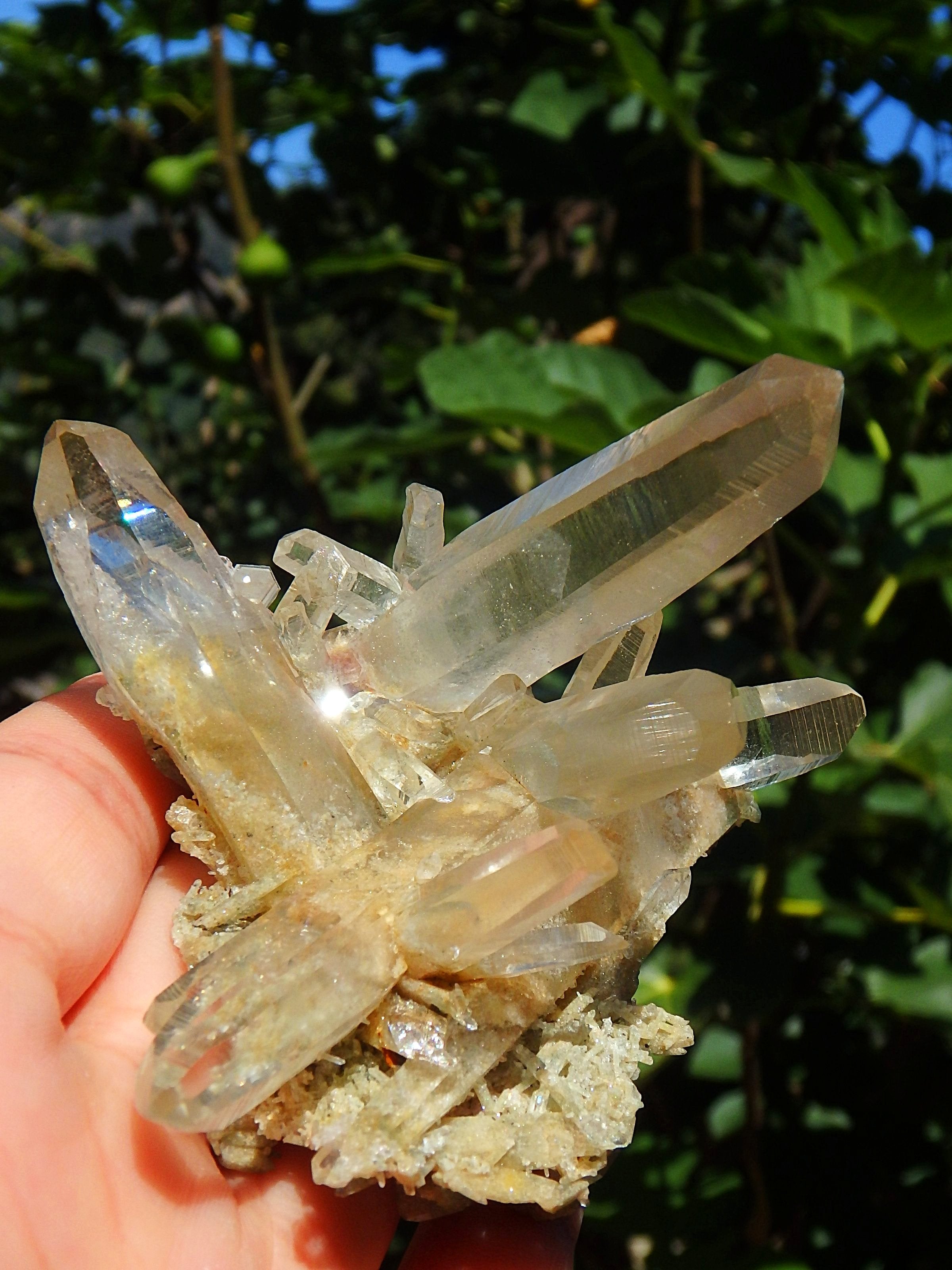 Incredible Phantom Included Points Samadhi Himalayan Quartz Specimen From India