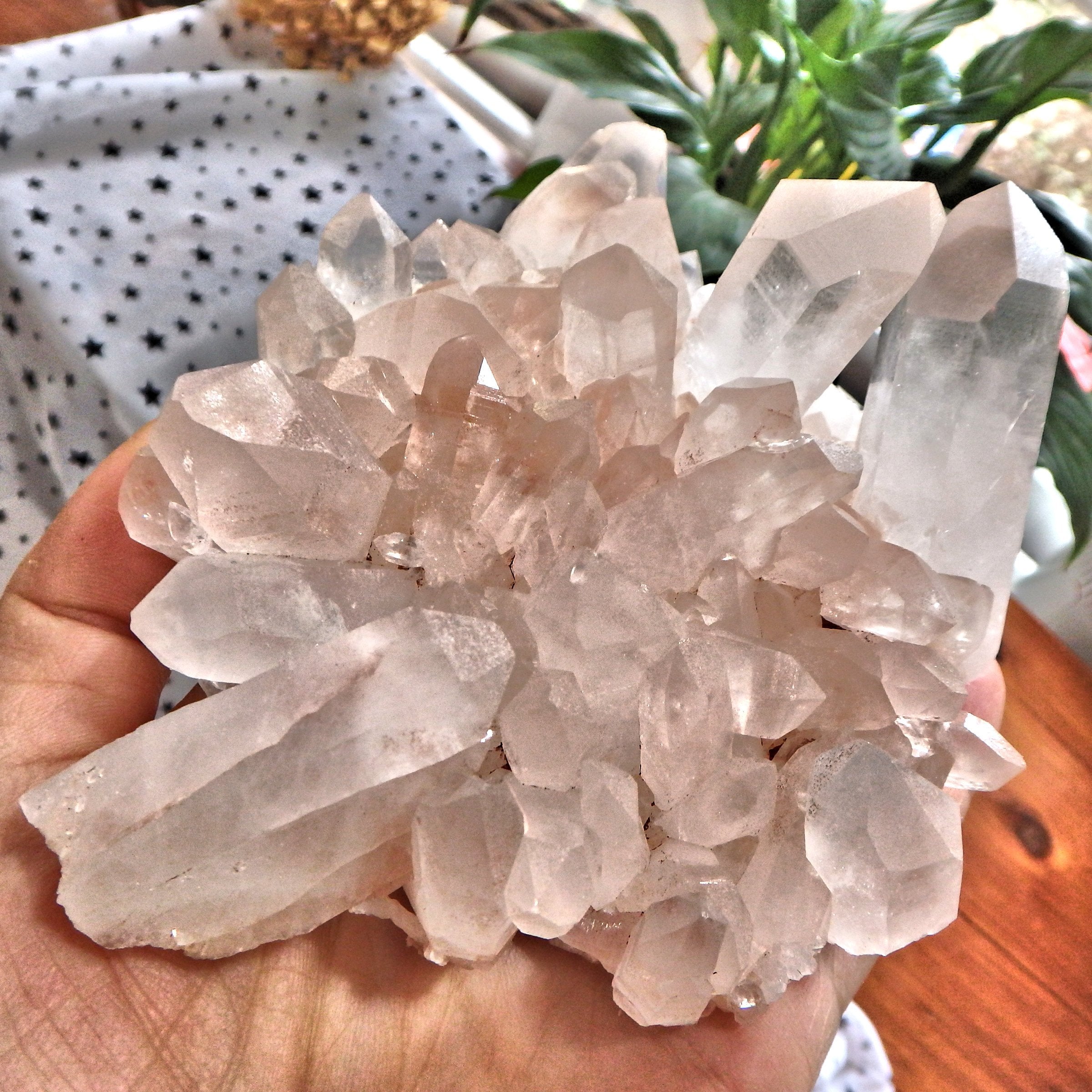 XL Incredible Pink Samadhi Himalayan Quartz Display Specimen - Earth Family Crystals