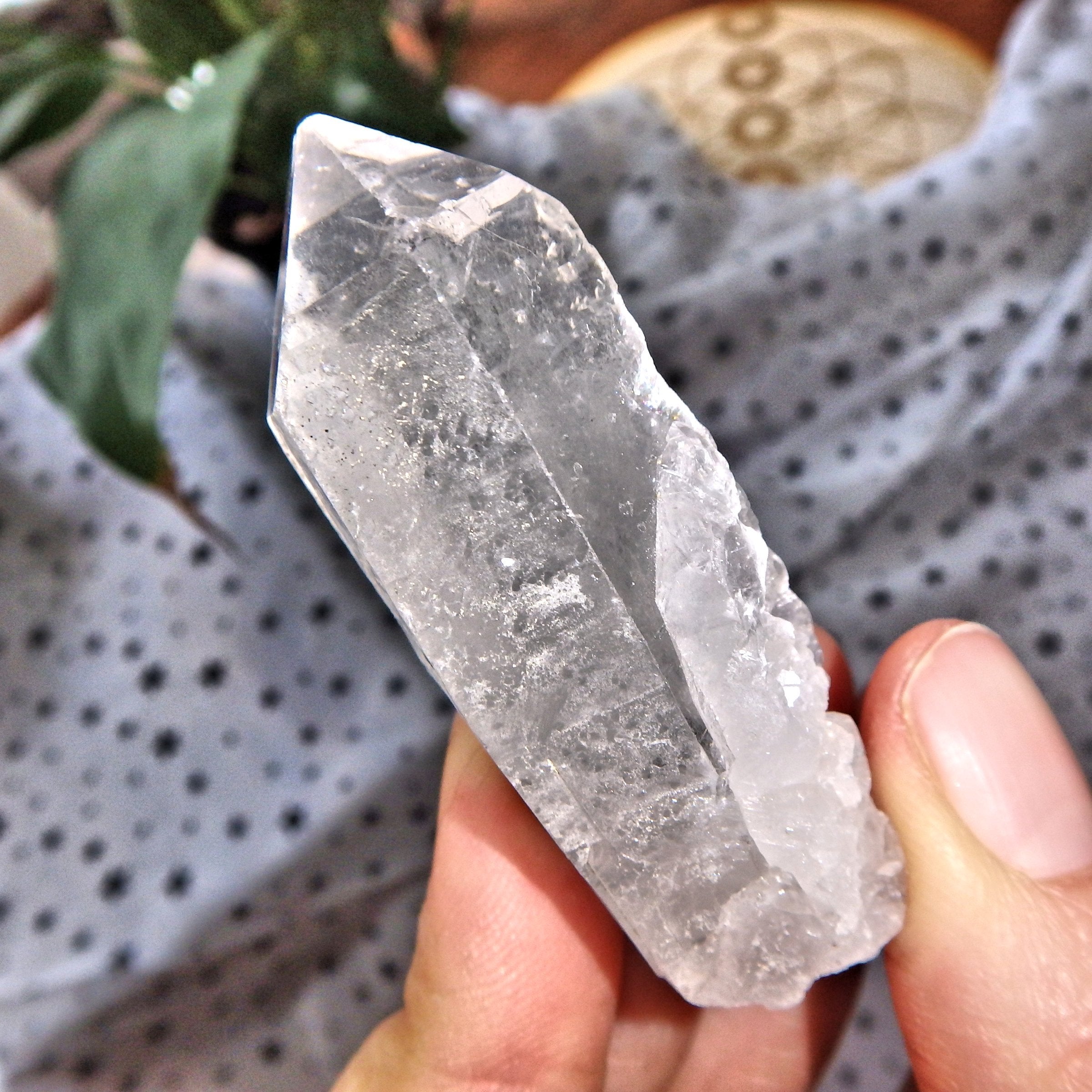 Shamanic Dream Quartz Point From Brazil 9