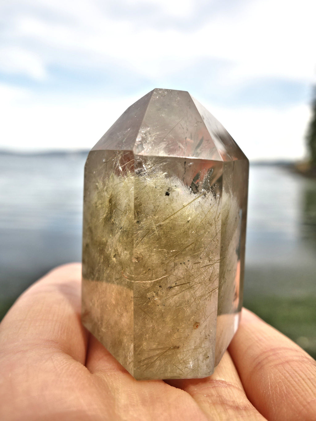 Delightful Short & Stubby Shamanic Dream Quartz Generator From Brazil - Earth Family Crystals