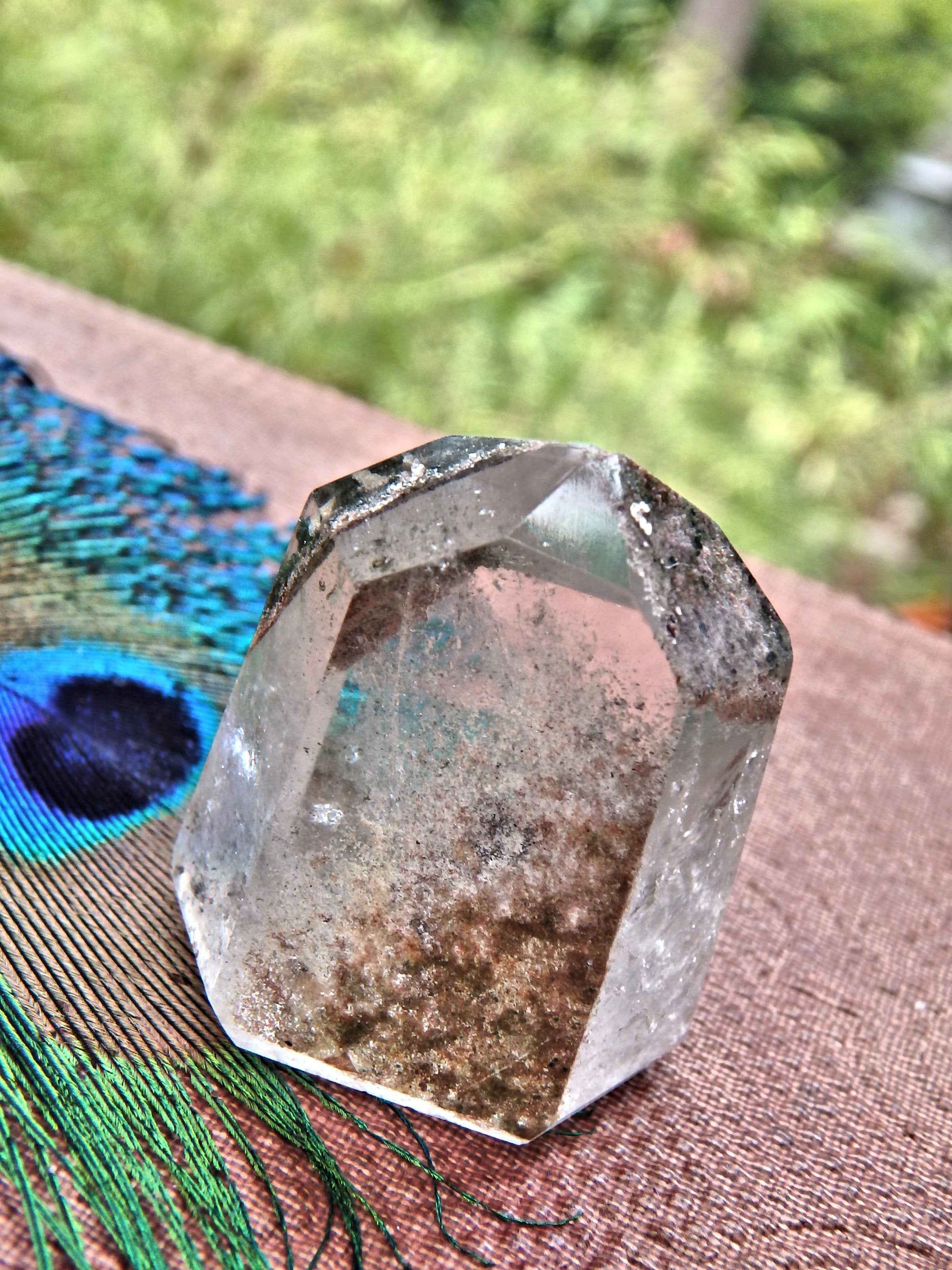 Shamanic Dream Quartz Mini Standing Tower From Brazil1