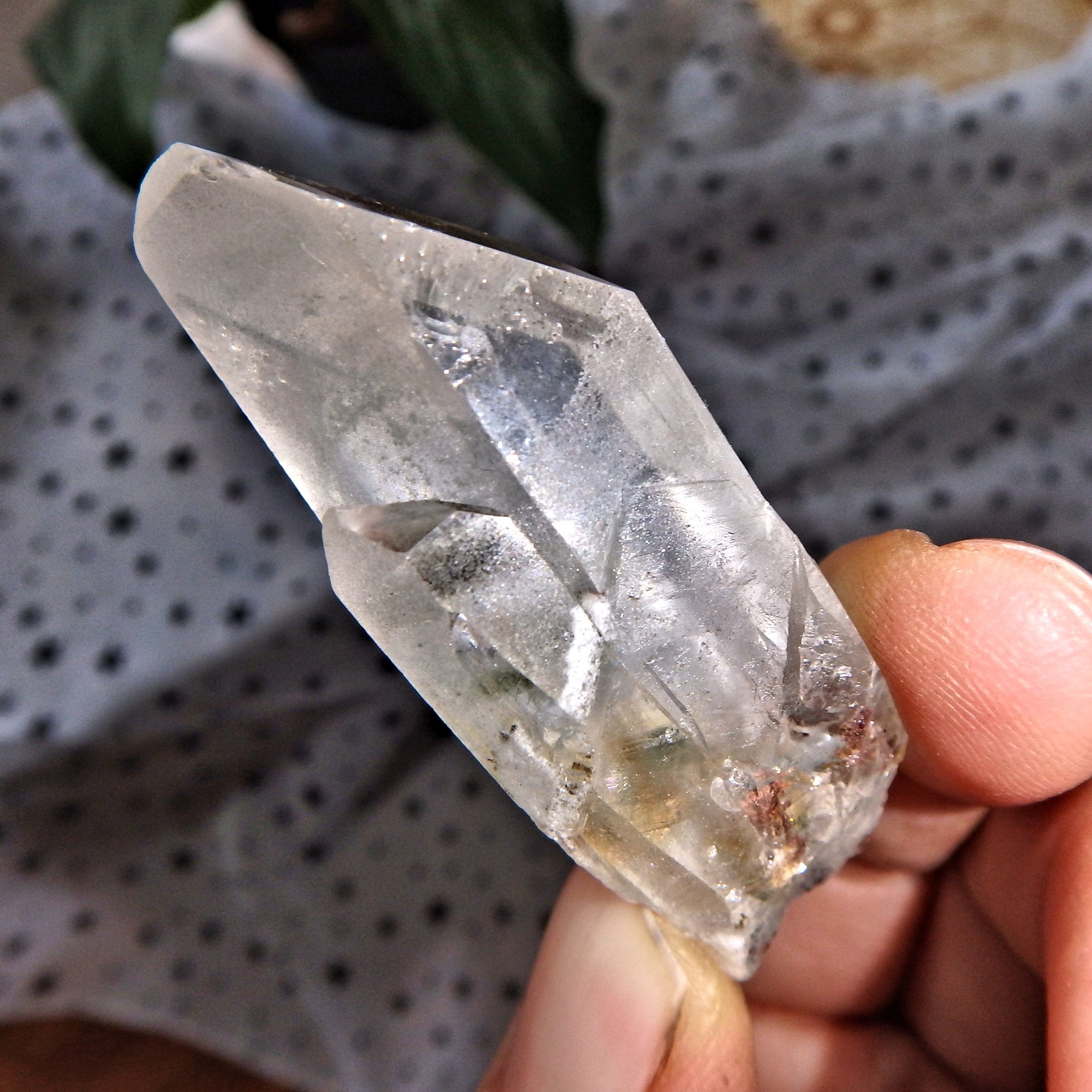 Shamanic Dream Quartz Point From Brazil 8