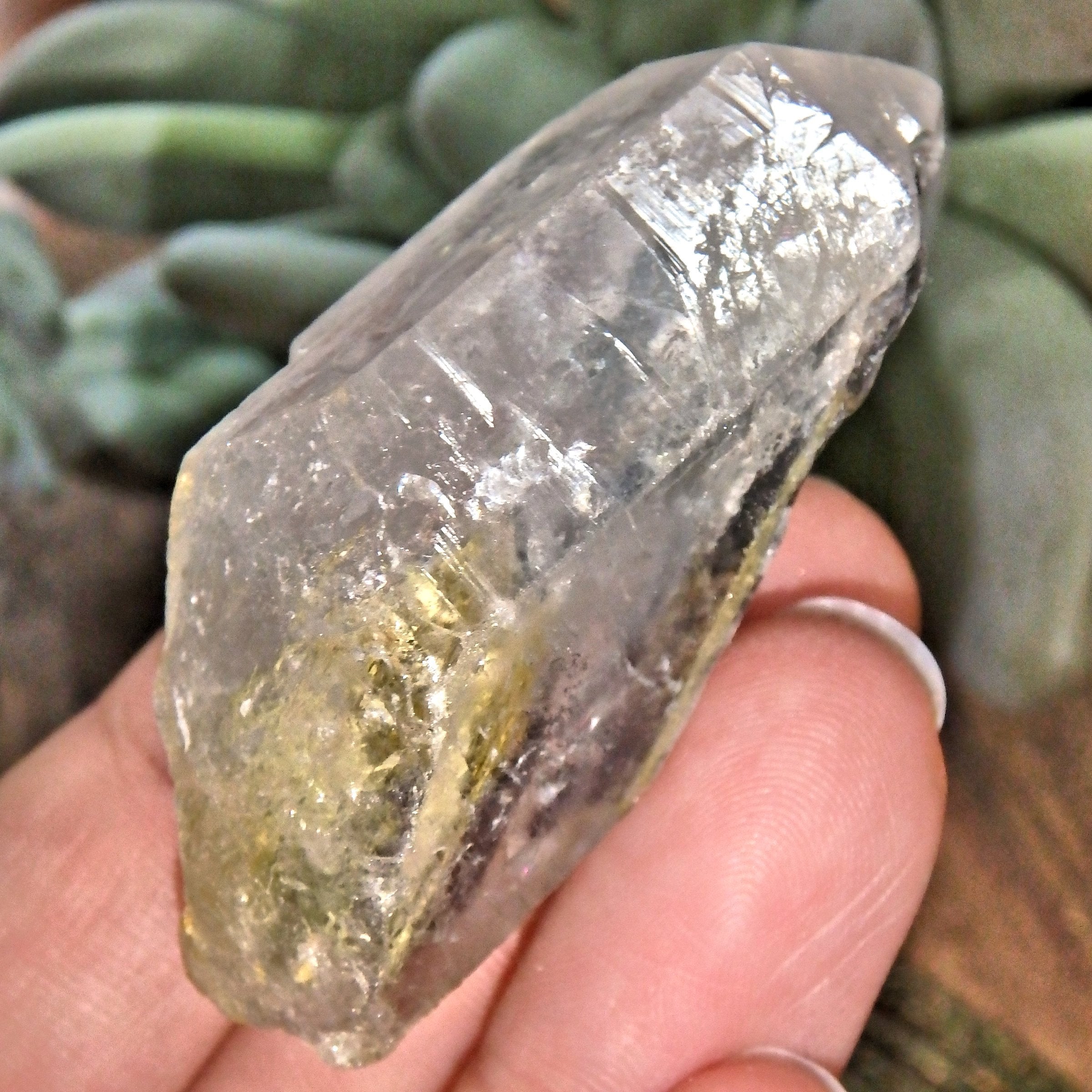 Unique Shamanic Dream Quartz Natural Point From Brazil 1 - Earth Family Crystals