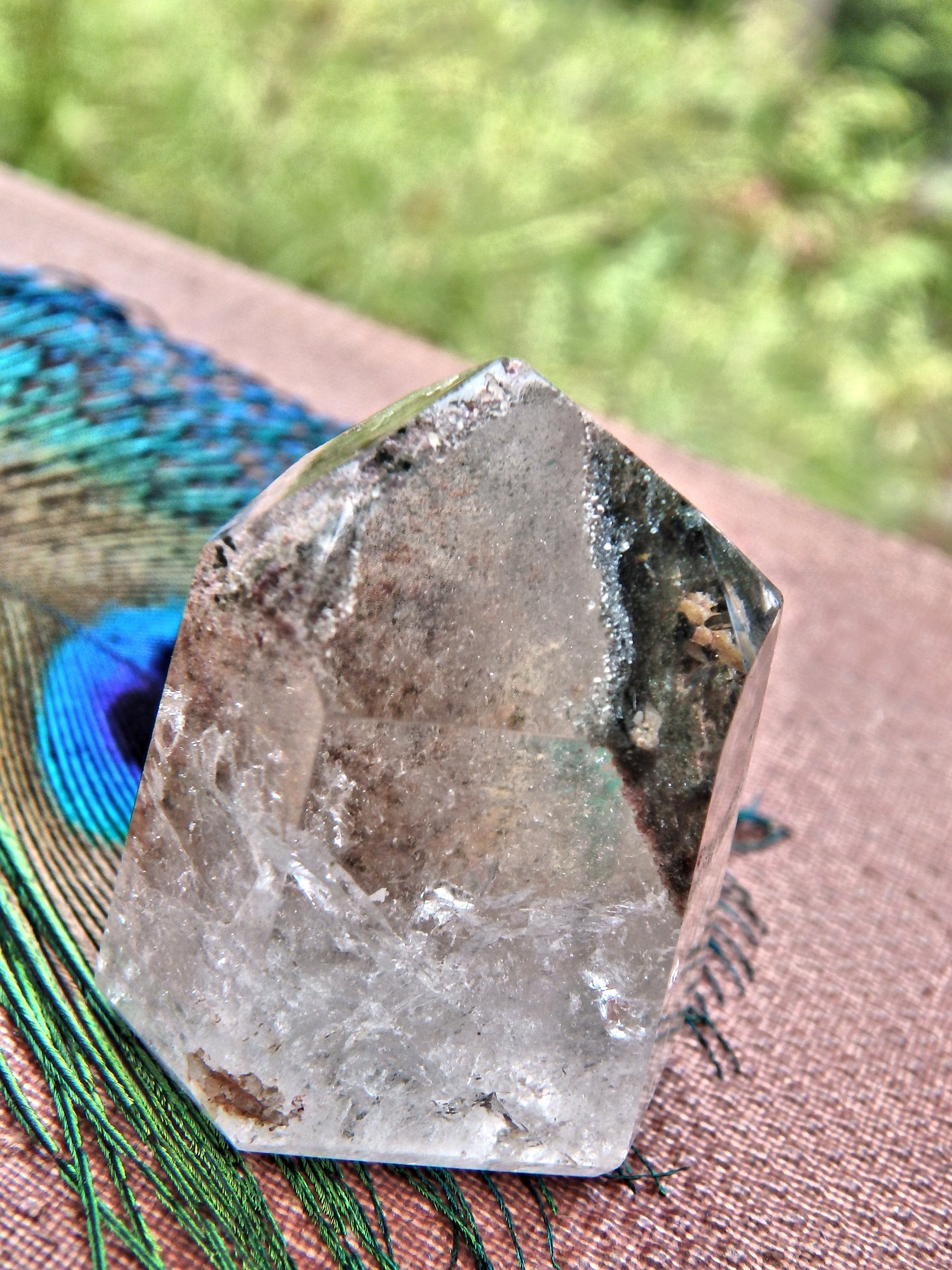 Shamanic Dream Quartz Mini Standing Tower From Brazil1