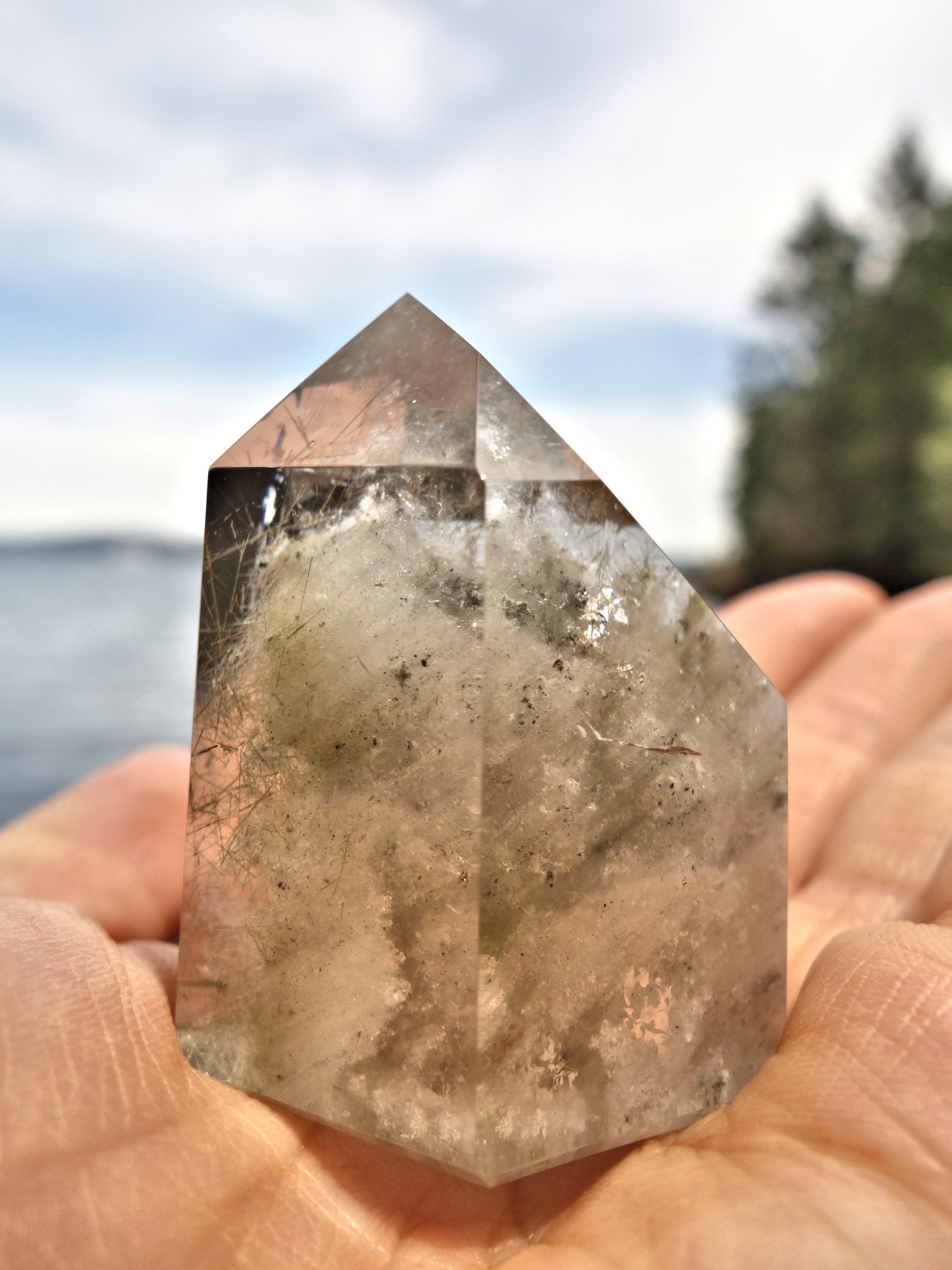 Delightful Short & Stubby Shamanic Dream Quartz Generator From Brazil - Earth Family Crystals
