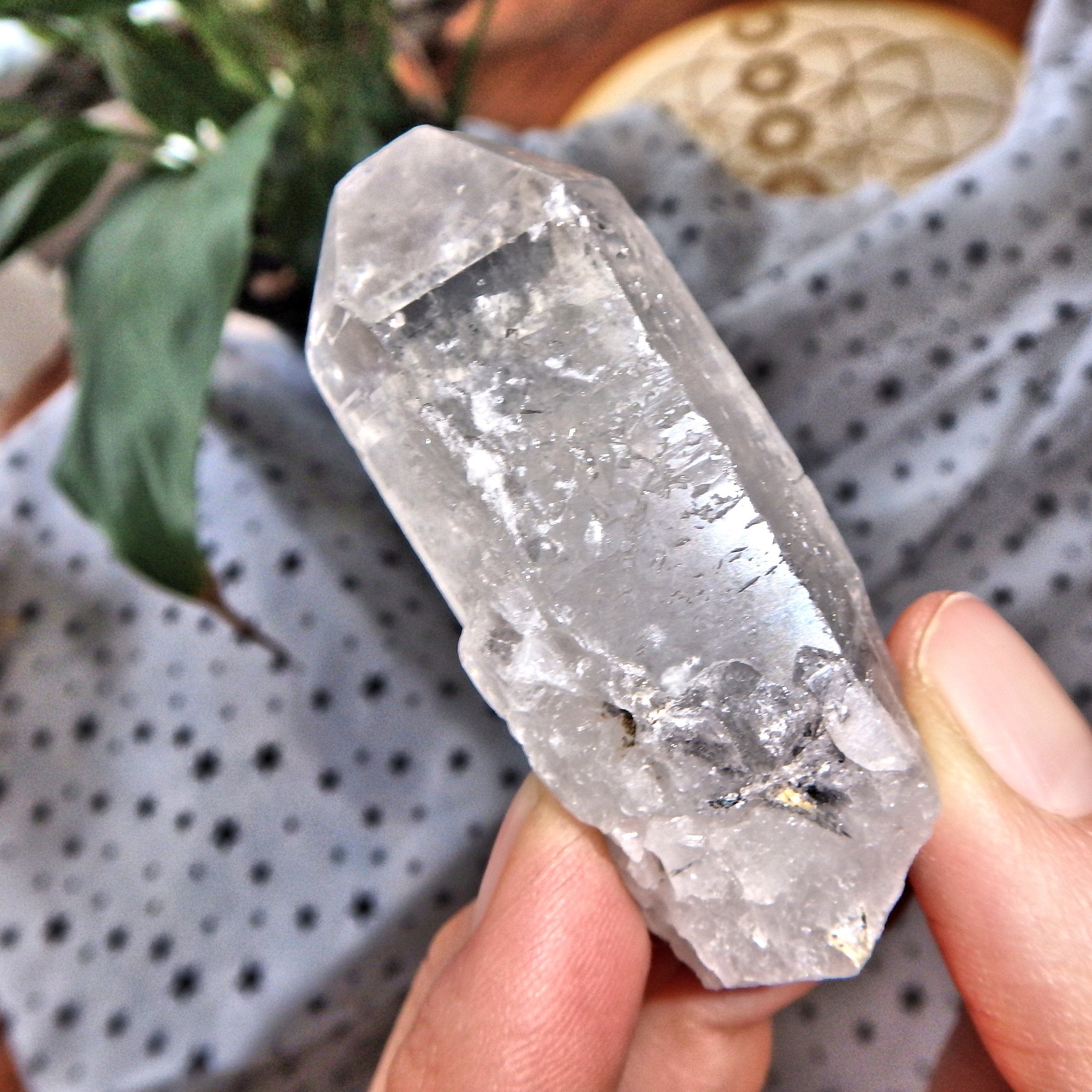 Shamanic Dream Quartz Point From Brazil 9