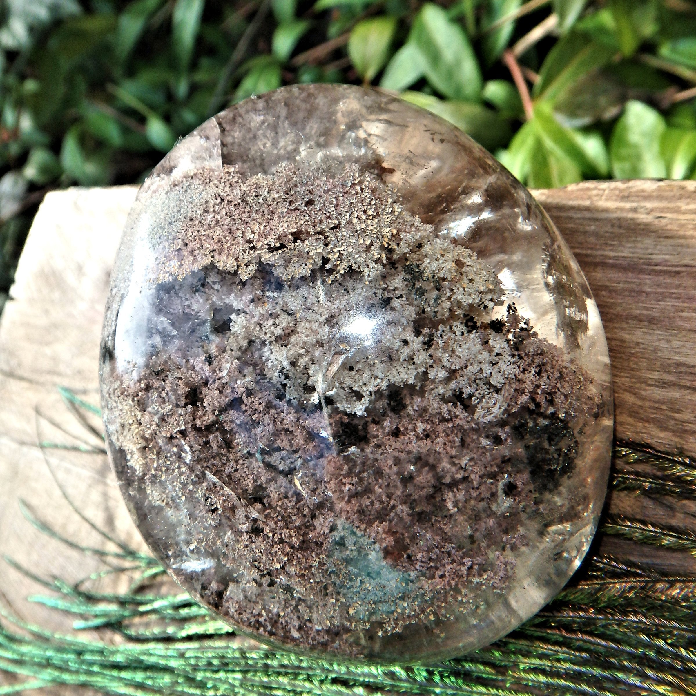 One of a Kind Shamanic Dream Stone Seer Quartz Partially Polished From Brazil
