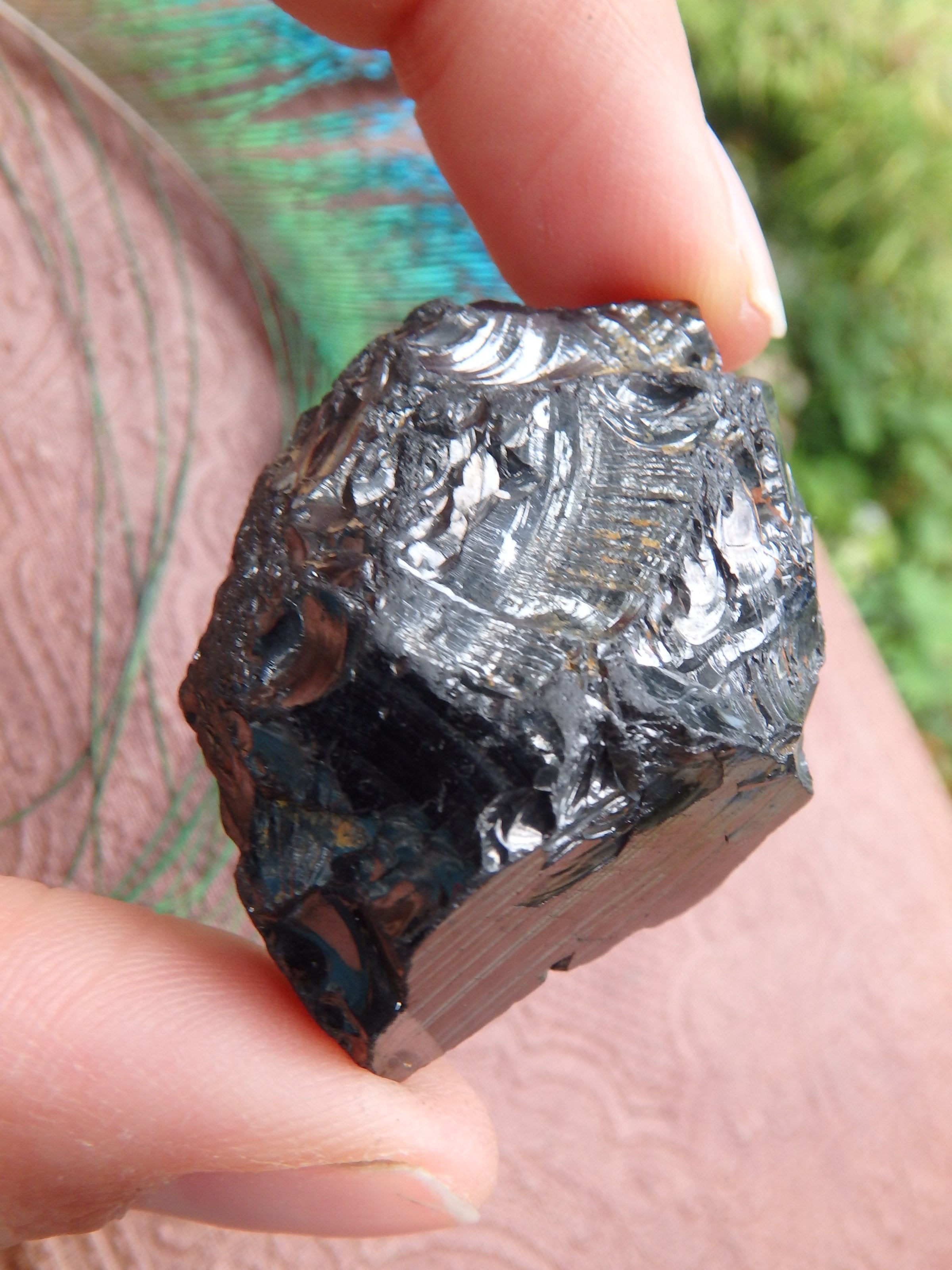 Shiny Noble Elite Shungite Pocket Specimen From Russia 1