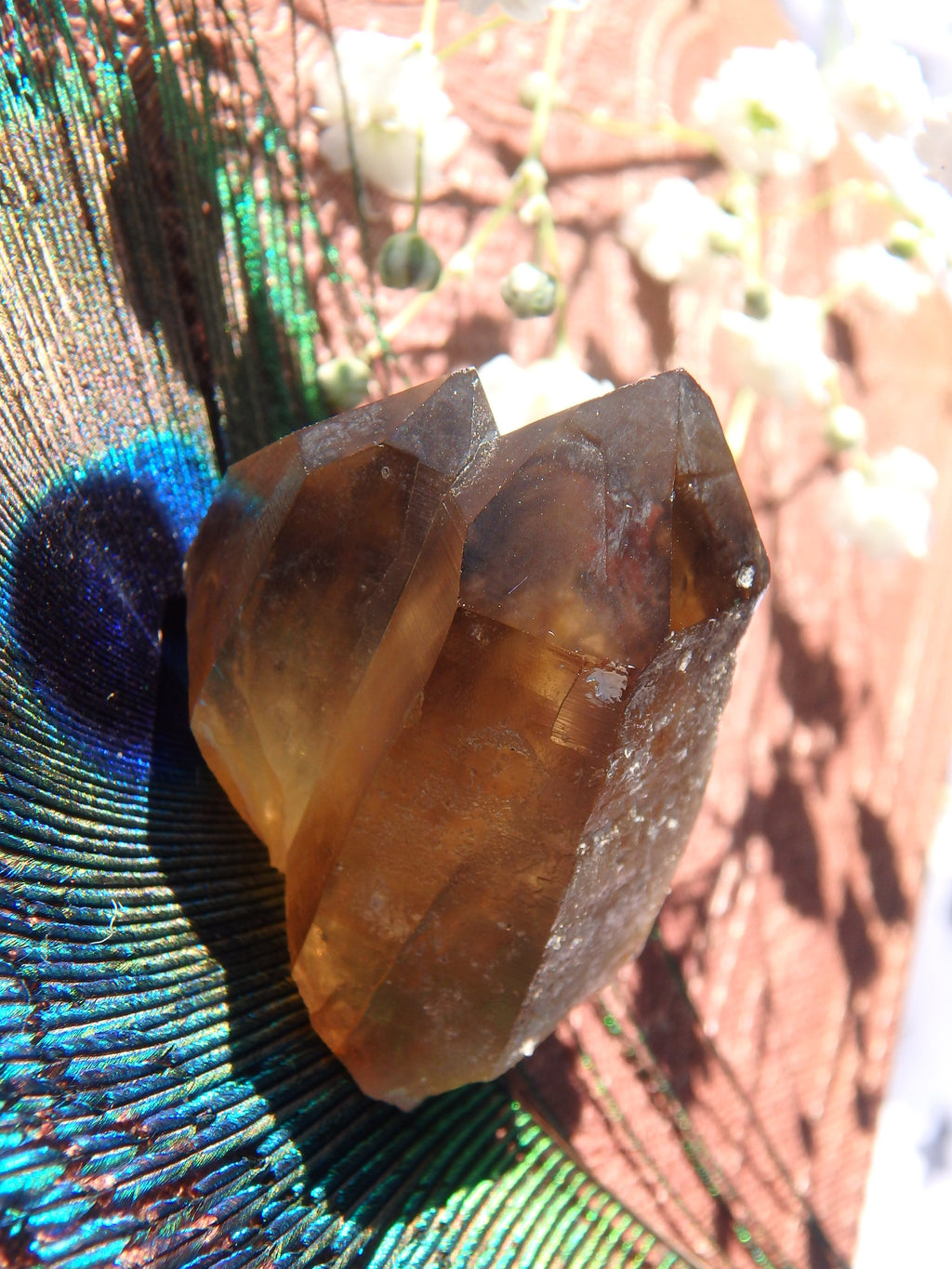 Twin Flame Smoky Quartz Dainty Specimen With Phantoms - Earth Family Crystals