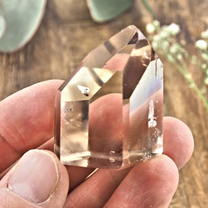 Smoky Quartz Standing Display Specimen Carving From Brazil - Earth Family Crystals