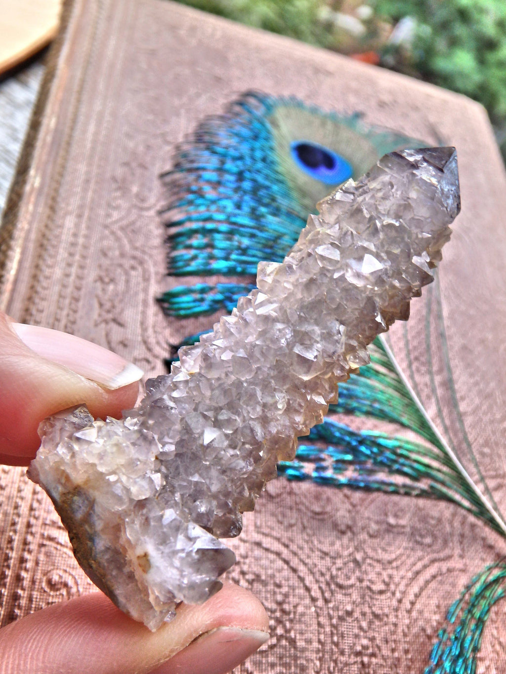 Cute Ametrine Spirit Quartz Single Point Specimen 1 - Earth Family Crystals