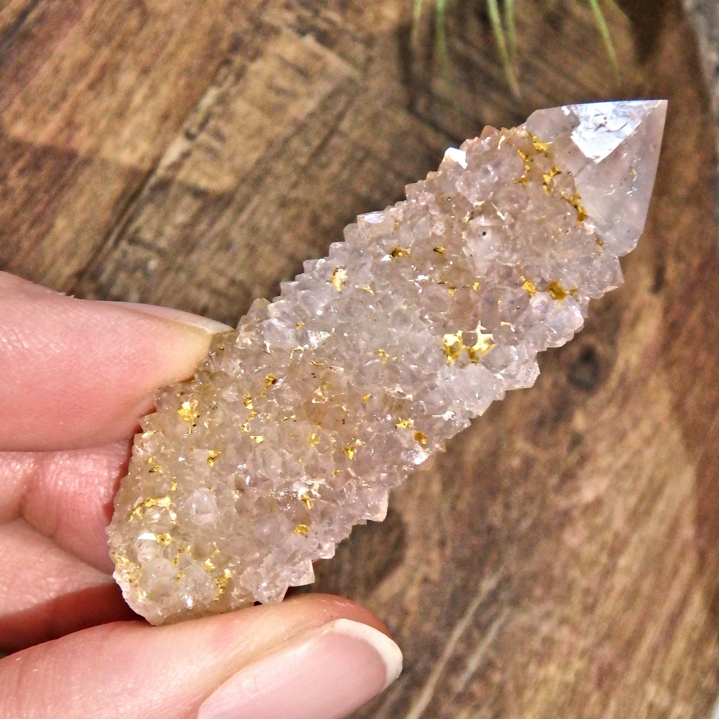 Single Ametrine Spirit Quartz Point Perfect for Crafting - Earth Family Crystals