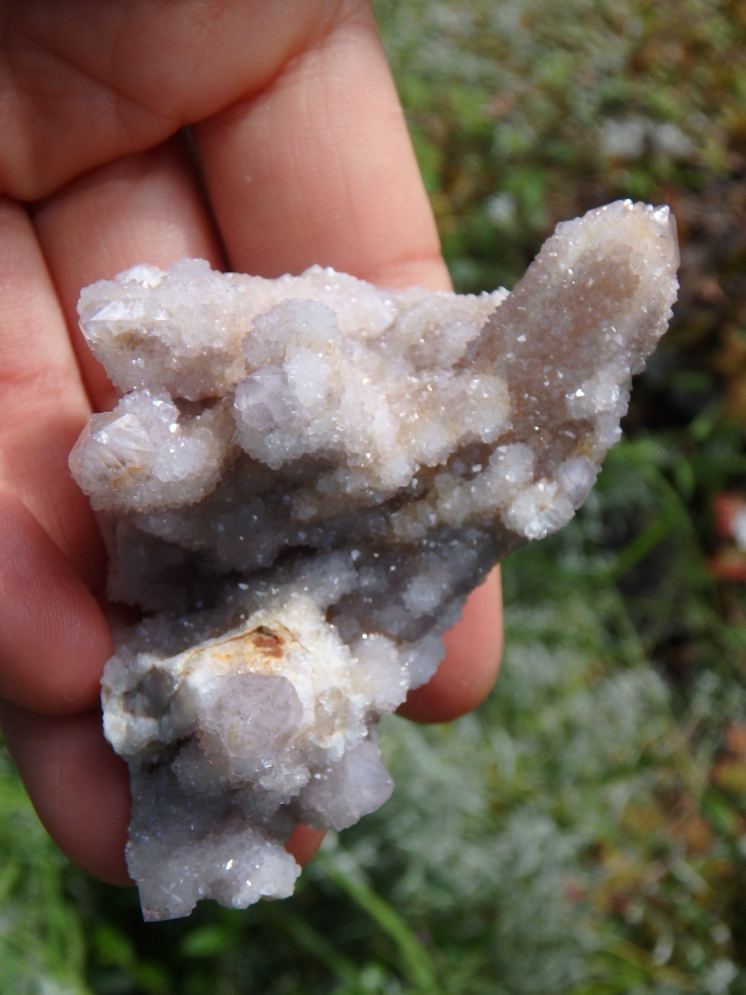One of a Kind Shimmering Spirit Quartz Cluster from South Africa 1
