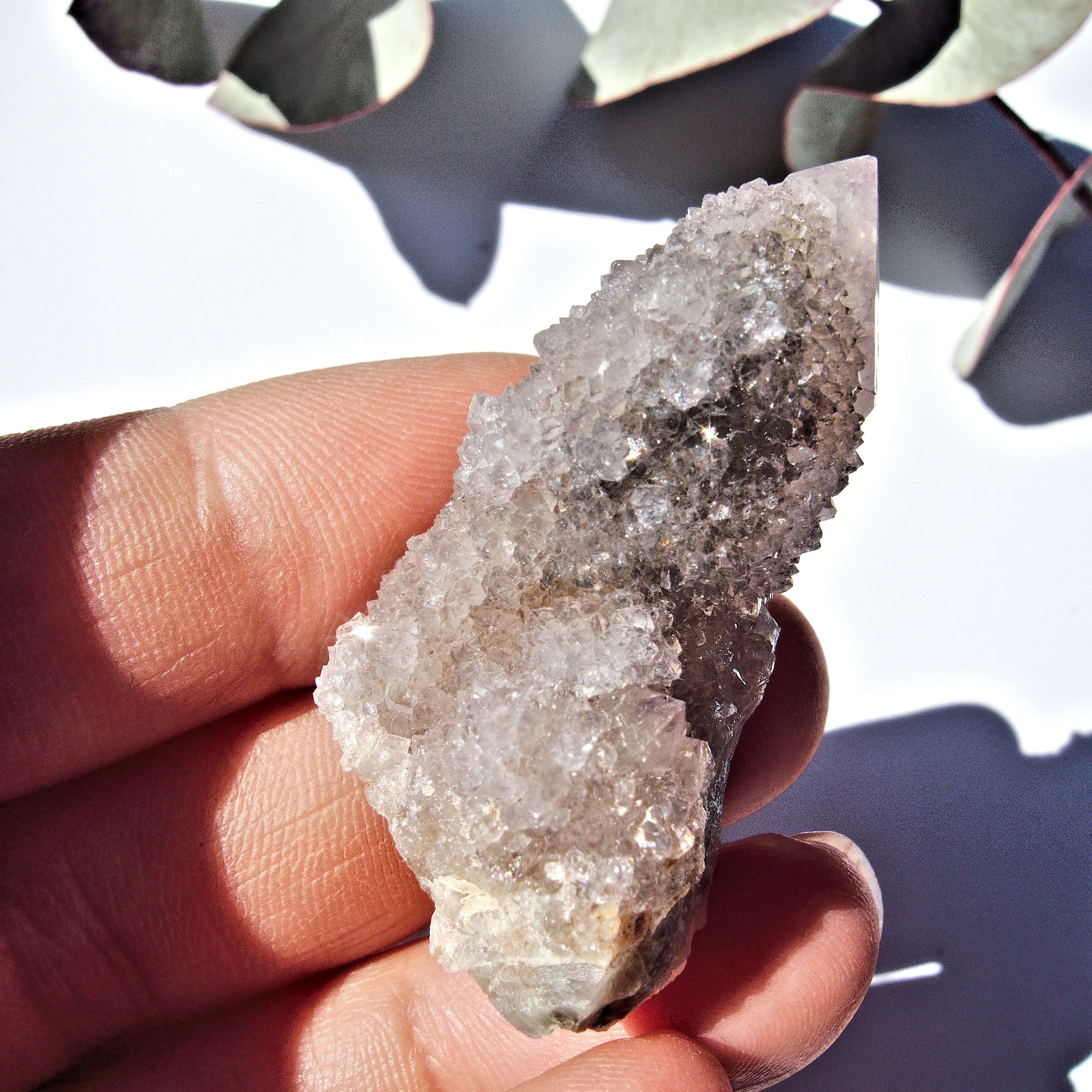 Sparkling Lavender Purple Spirit Quartz From South Africa