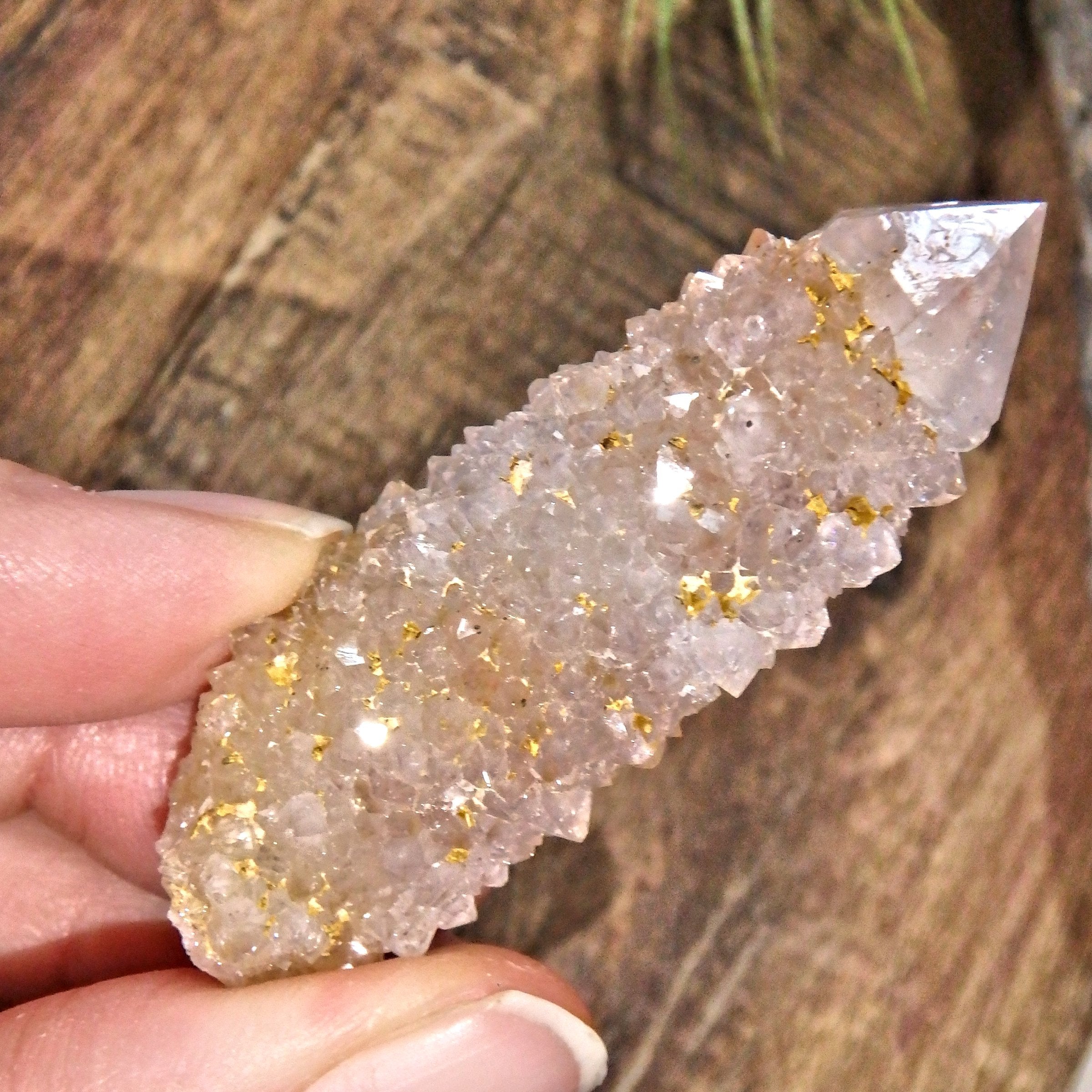 Single Ametrine Spirit Quartz Point Perfect for Crafting - Earth Family Crystals