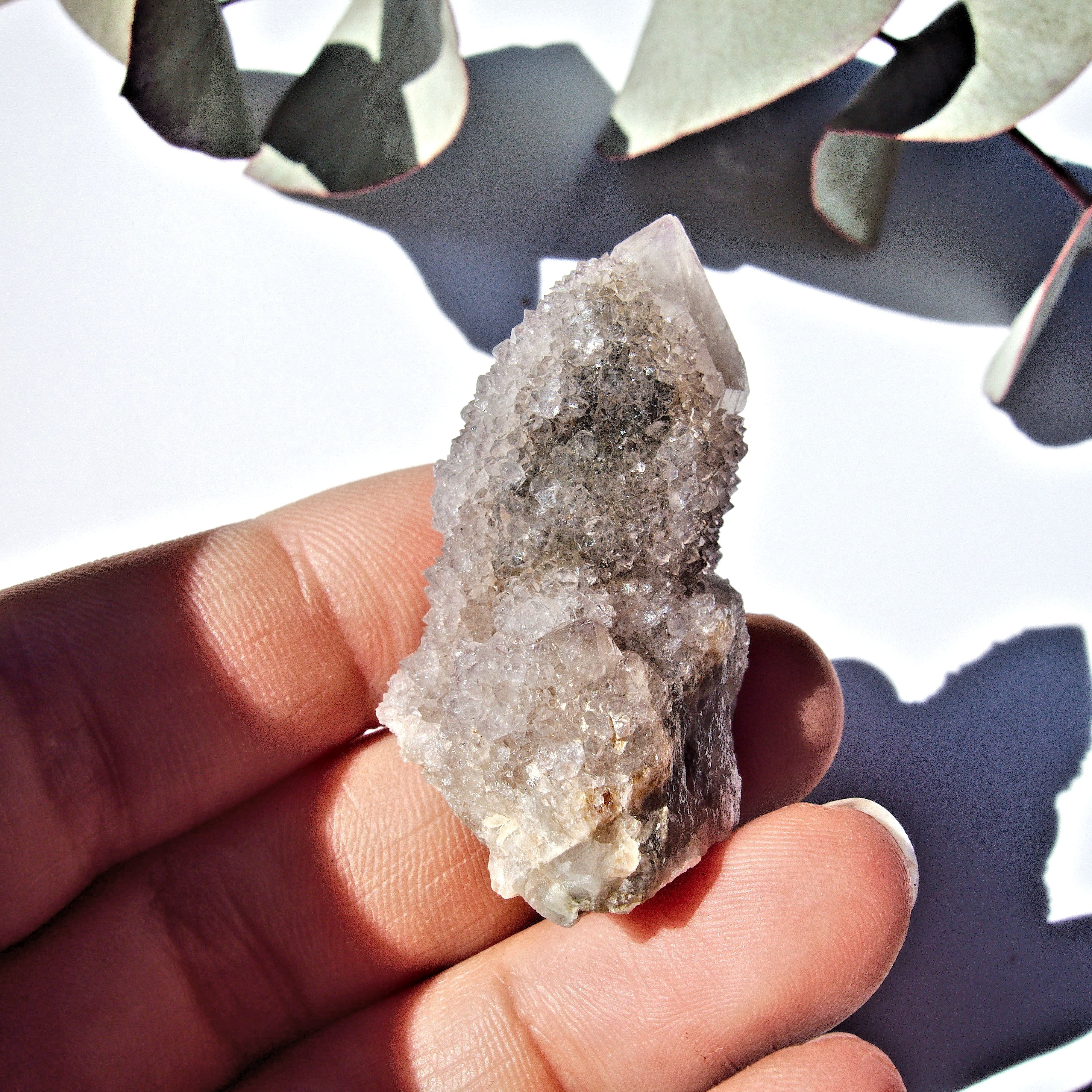 Sparkling Lavender Purple Spirit Quartz From South Africa