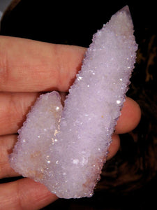 Twin Sparkles Amethyst Spirit Quartz With Red Hematite Inclusions - Earth Family Crystals