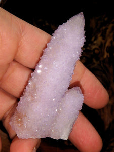 Twin Sparkles Amethyst Spirit Quartz With Red Hematite Inclusions - Earth Family Crystals