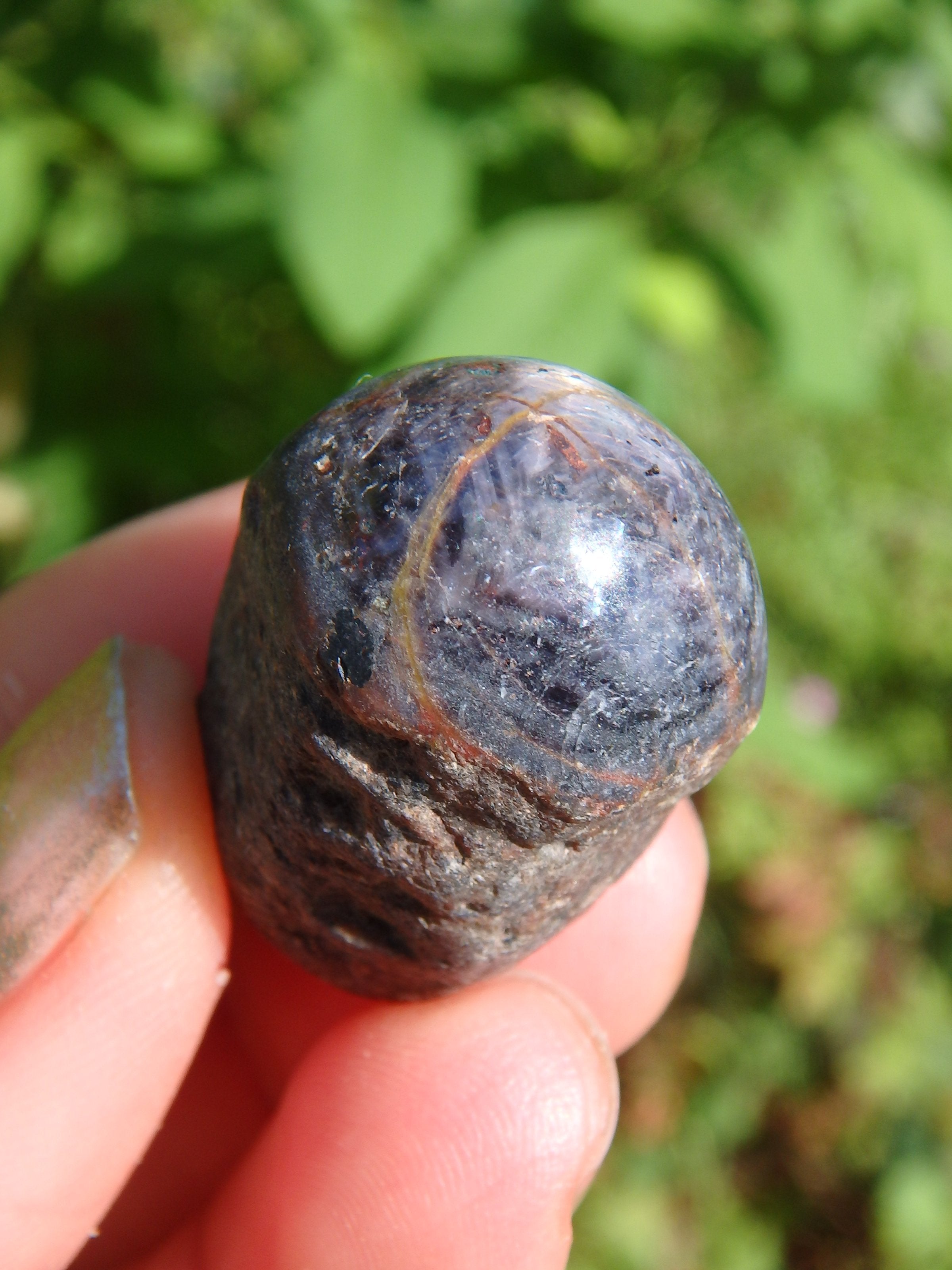 Small Star Ruby Point From India 1 - Earth Family Crystals