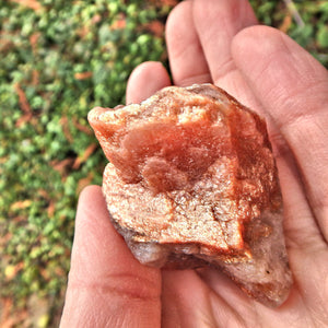 Raw & Healing Lava Gold Fire Sunstone Chunk From India - Earth Family Crystals