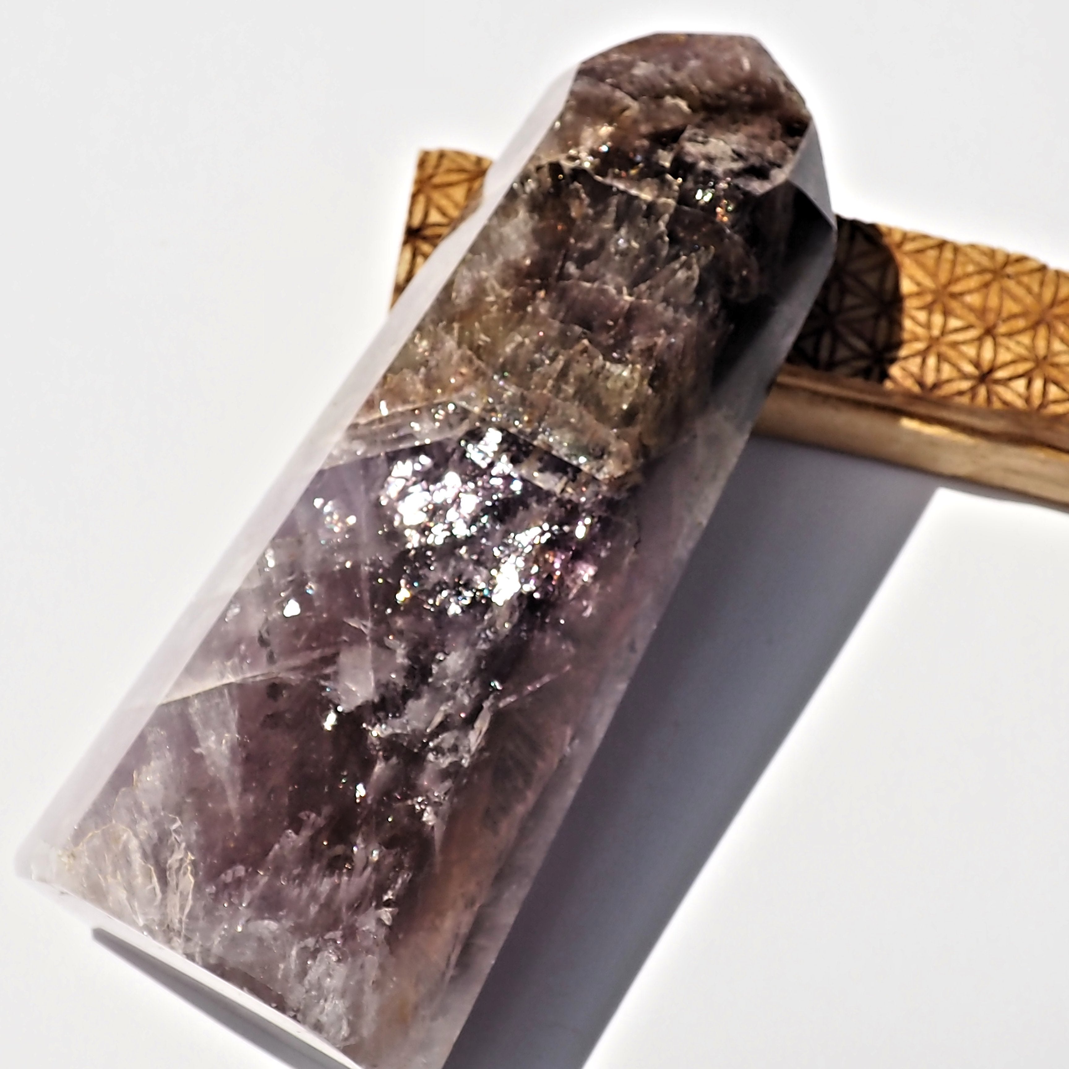 Gorgeous Colors Super 7 Large Standing Display Tower From Brazil #3 - Earth Family Crystals