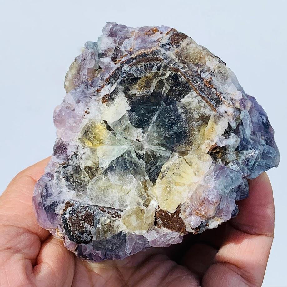Famous Locality~Rogerley Mine Large Fluorite Cluster From Frosterley, England #1 - Earth Family Crystals