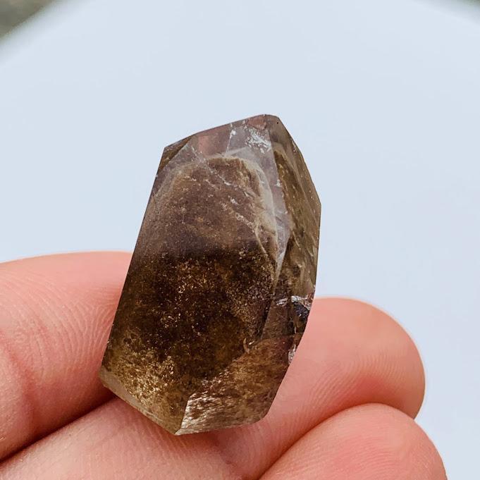 Cute Shamanic Dream Quartz Mini Standing Tower #3 - Earth Family Crystals