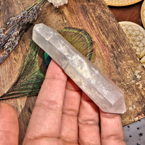 Frosted Tibetan Quartz Point Specimen - Earth Family Crystals