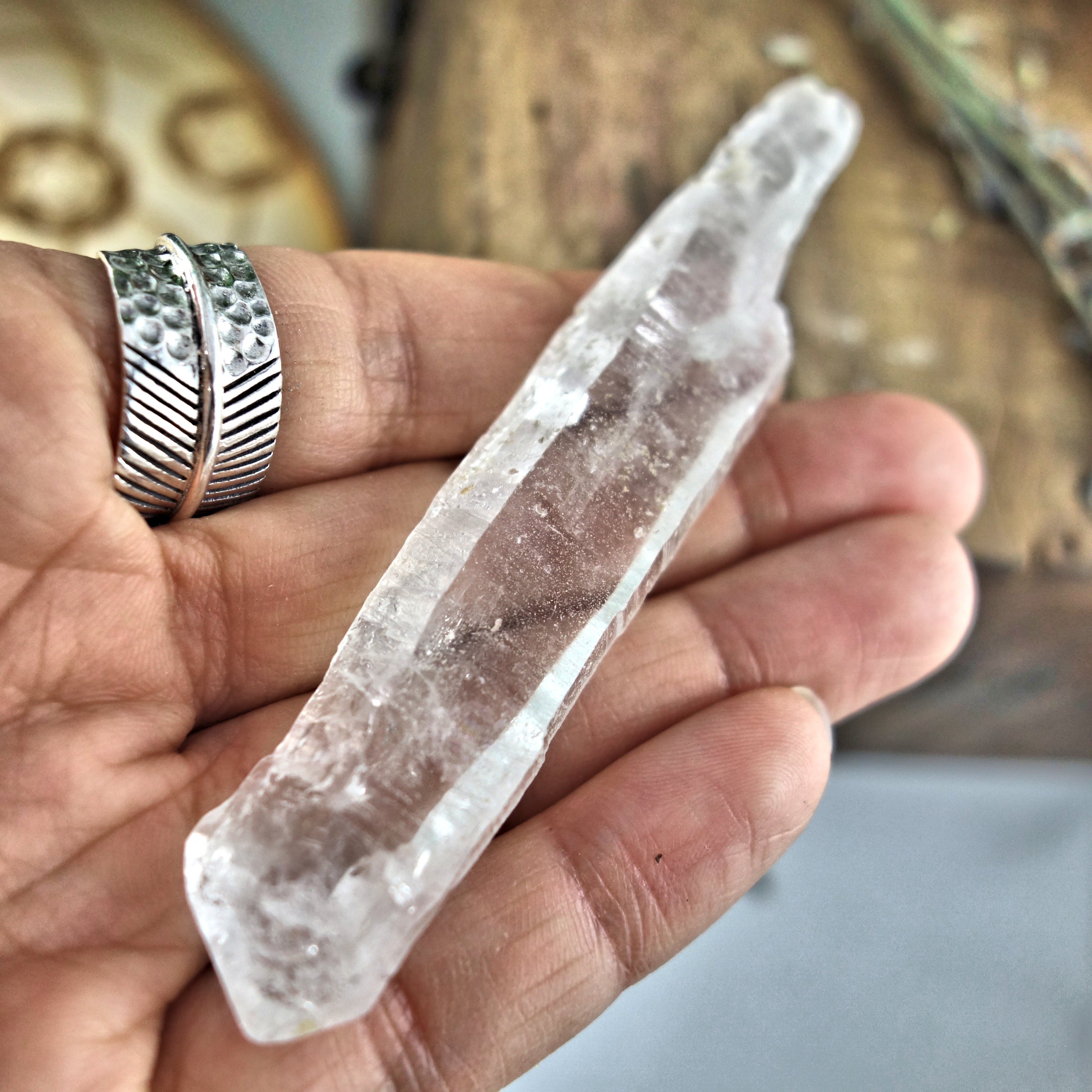 Unique Sceptre DT Tibetan Quartz Specimen - Earth Family Crystals