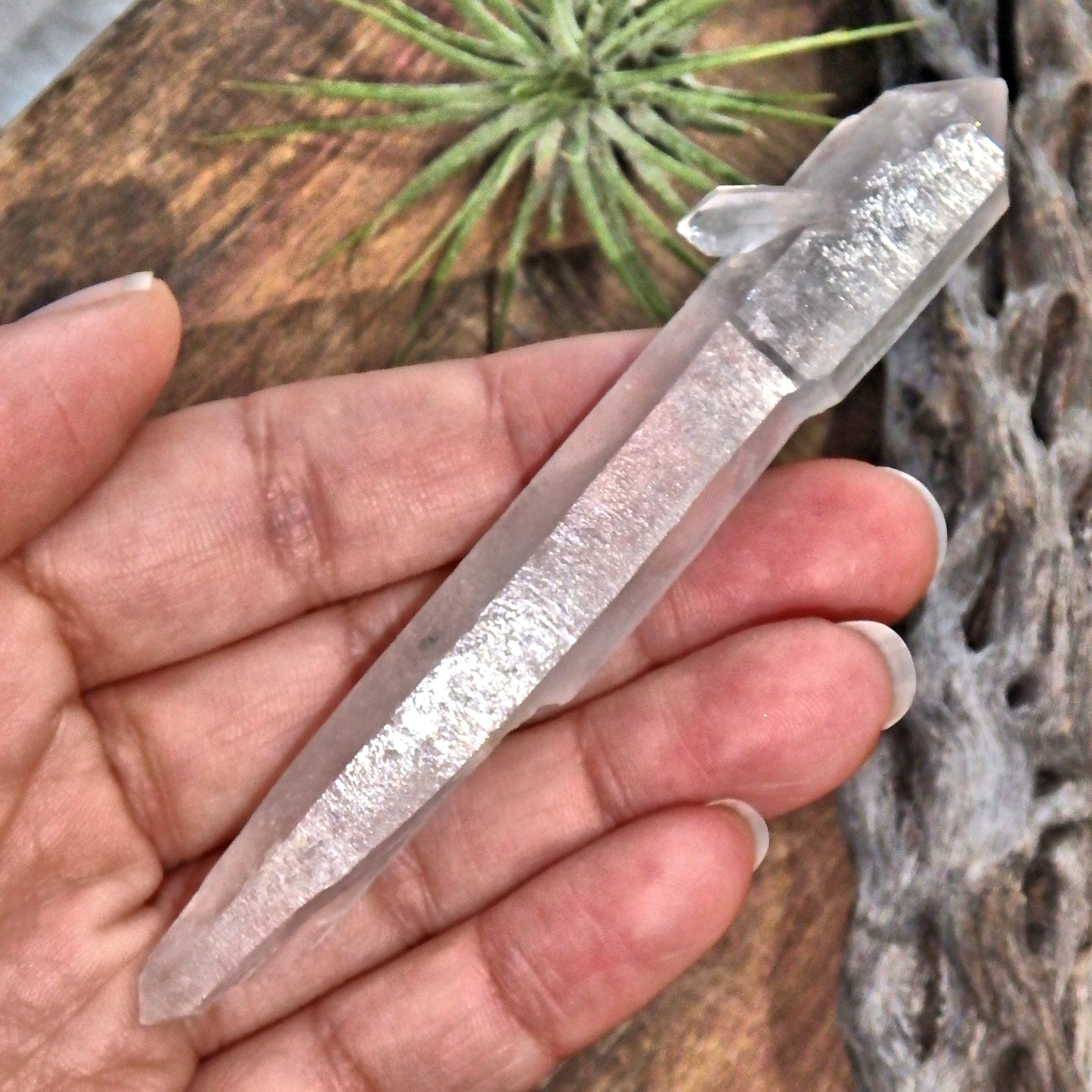 Shiny Tibetan Quartz Point Specimen