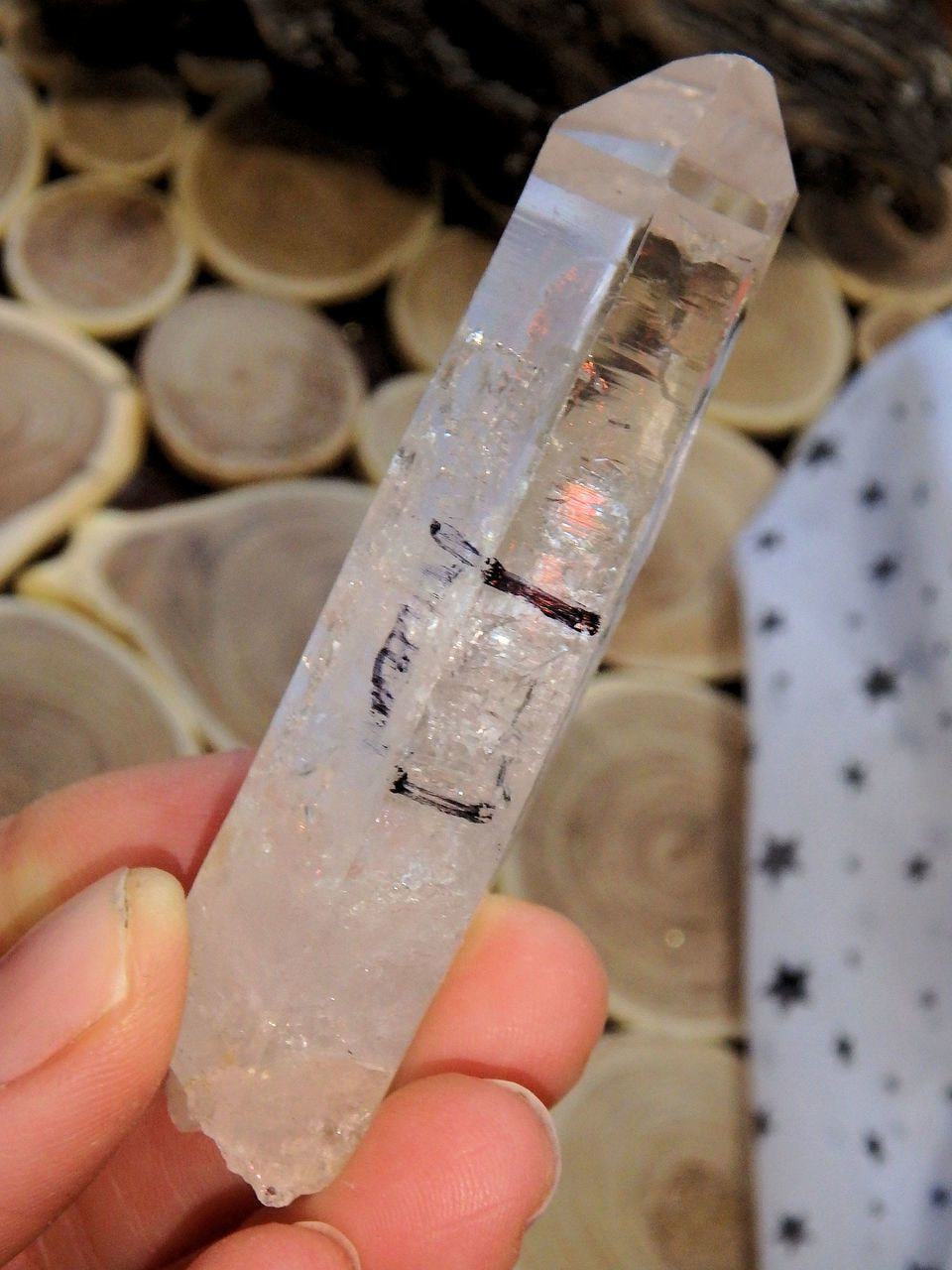Brilliant Water Bubble Included Tibetan Quartz Point - Earth Family Crystals