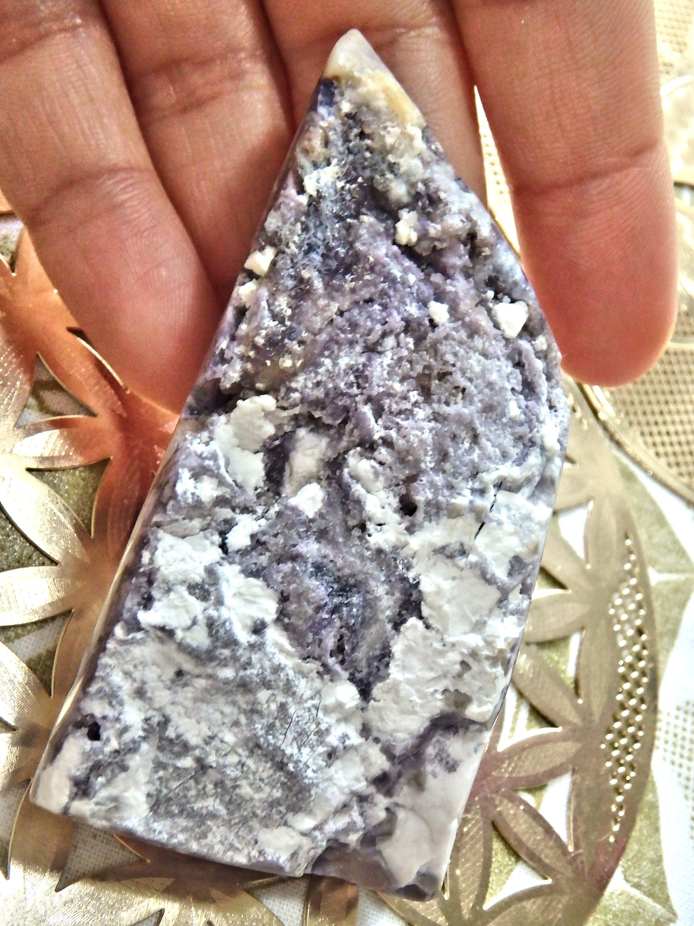 Cute Free Form Tiffany Stone Partially Polished Specimen From Utah - Earth Family Crystals